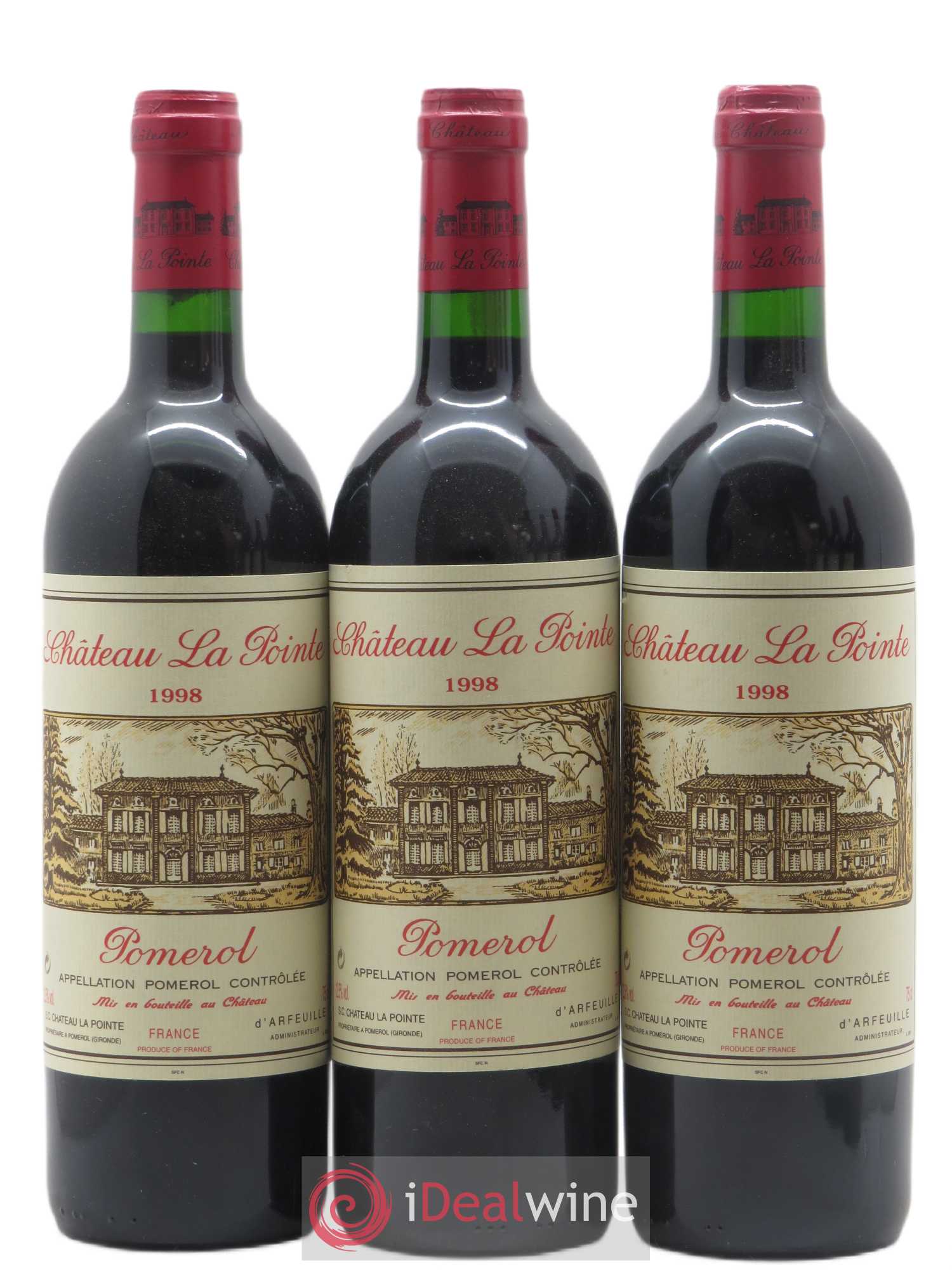 Château la Pointe (sans prix de réserve) 1998 - Lot de 6 bouteilles - 1