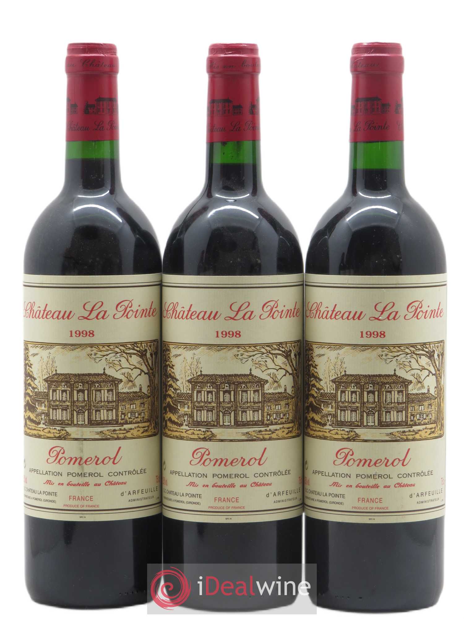 Château la Pointe (sans prix de réserve) 1998 - Lot de 6 bouteilles - 2