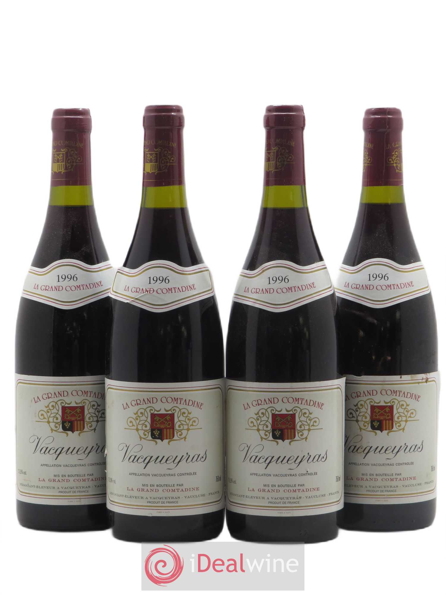Vacqueyras La Grand Comtadine 1996 - Posten von 4 Flaschen - 0