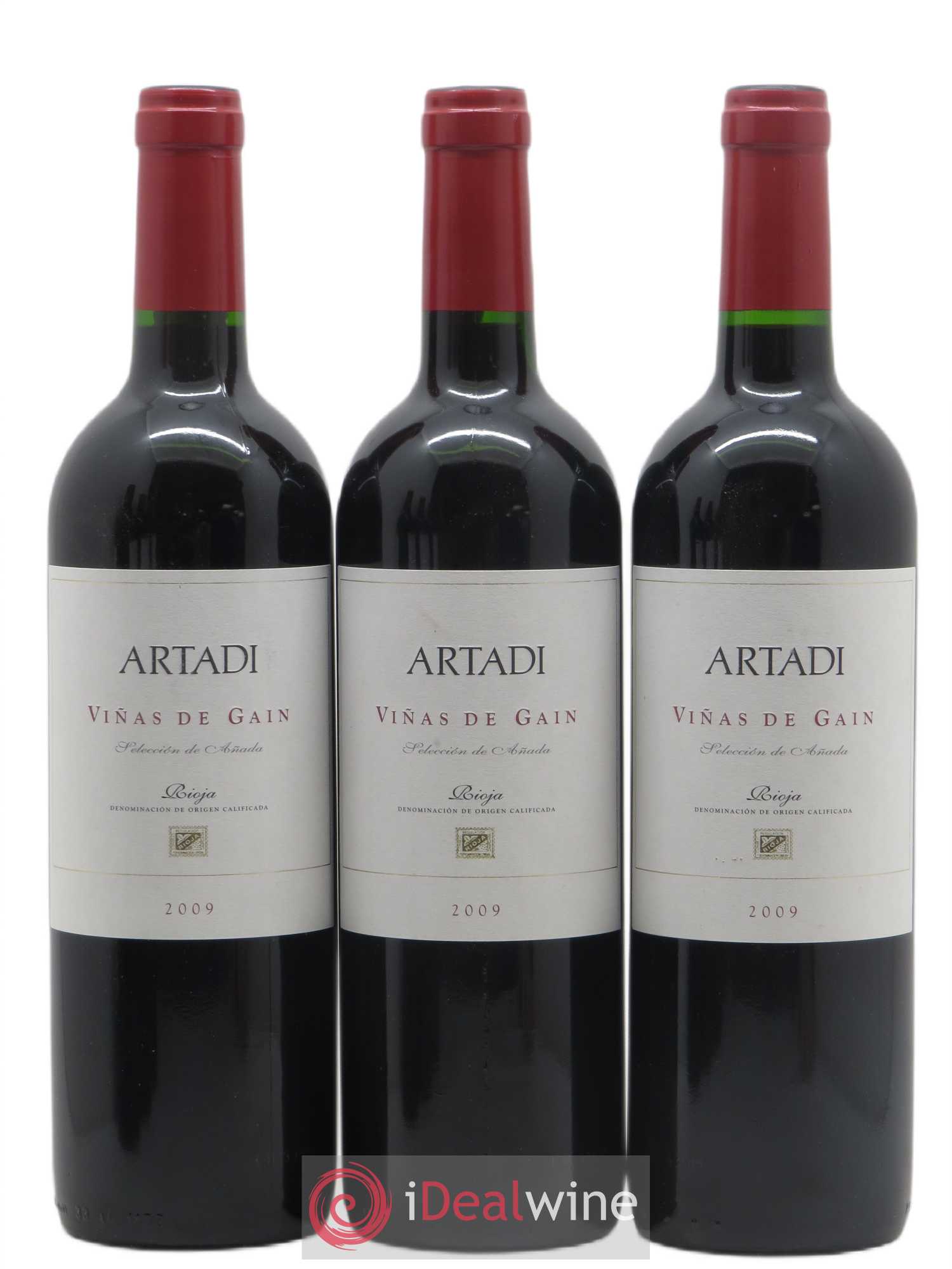 Rioja DOCA Artadi Viñas de Gain Seleccion de Añada (sans prix de réserve) 2009 - Posten von 6 Flaschen - 2
