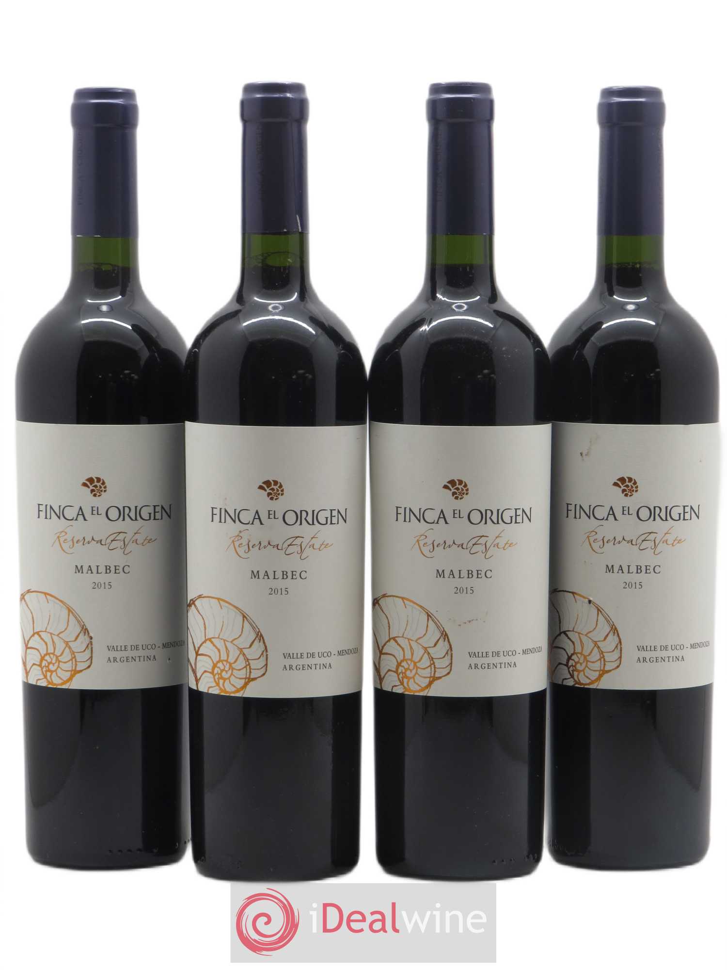 Mendoza Valle de Uco Finca el Origen Reserva Estate Malbec 2015 - Posten von 4 Flaschen - 0