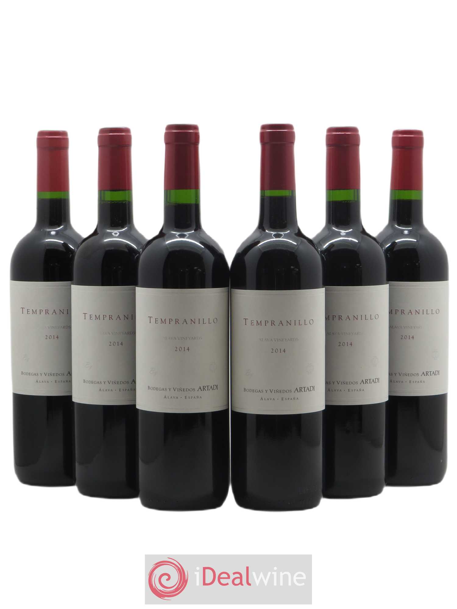 Espagne Alava Trempranillo Artadi (sans prix de réserve) 2014 - Posten von 6 Flaschen - 0