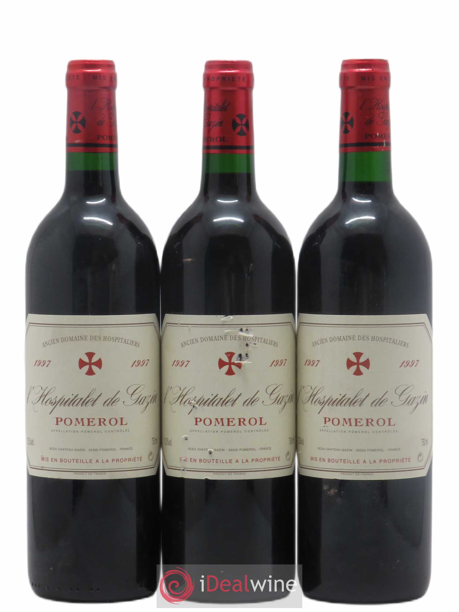 L'Hospitalet de Gazin Second Vin 1997 - Lot de 3 bouteilles - 0