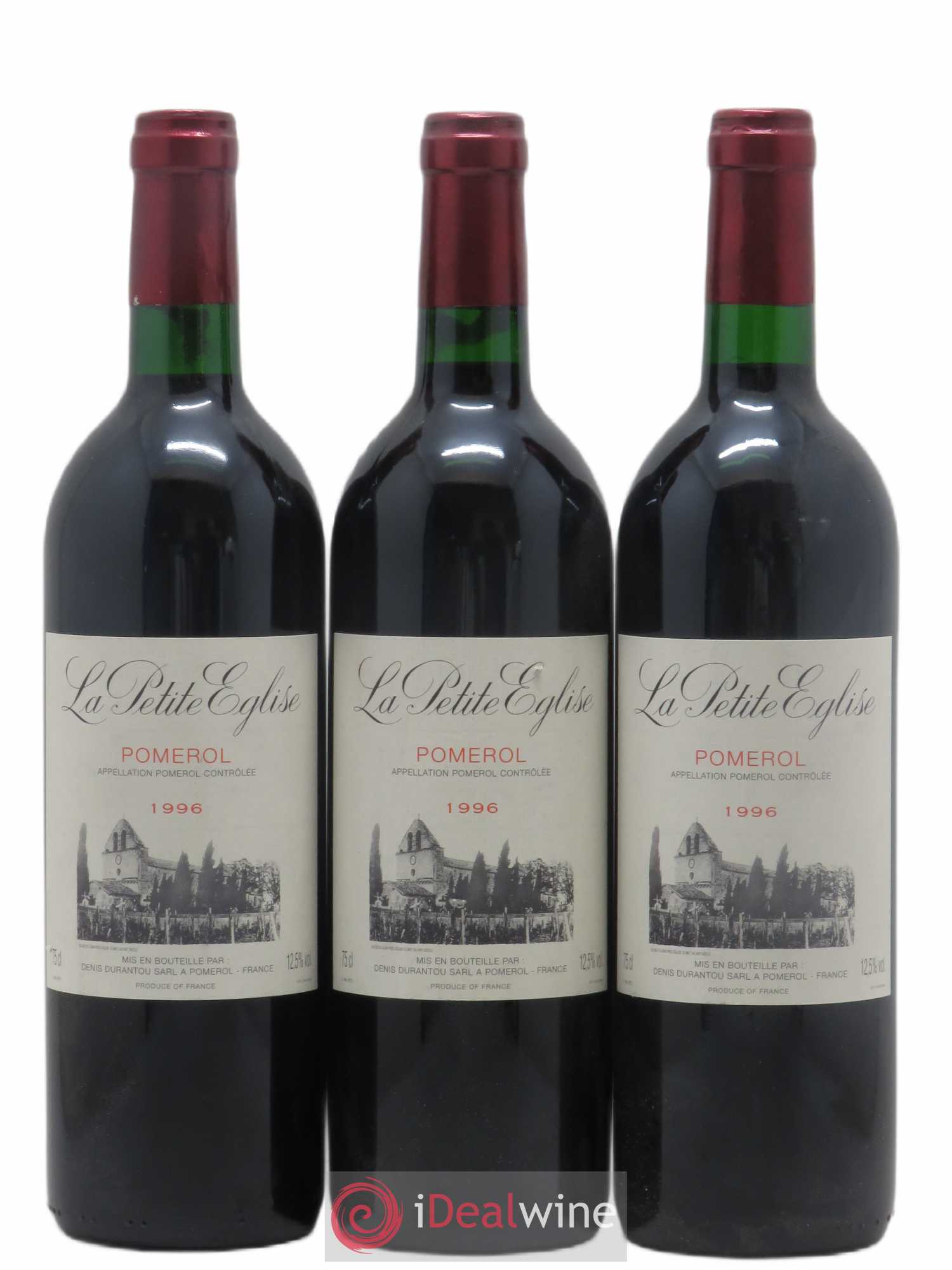 La Petite Eglise 1996 - Lot de 3 bouteilles - 0