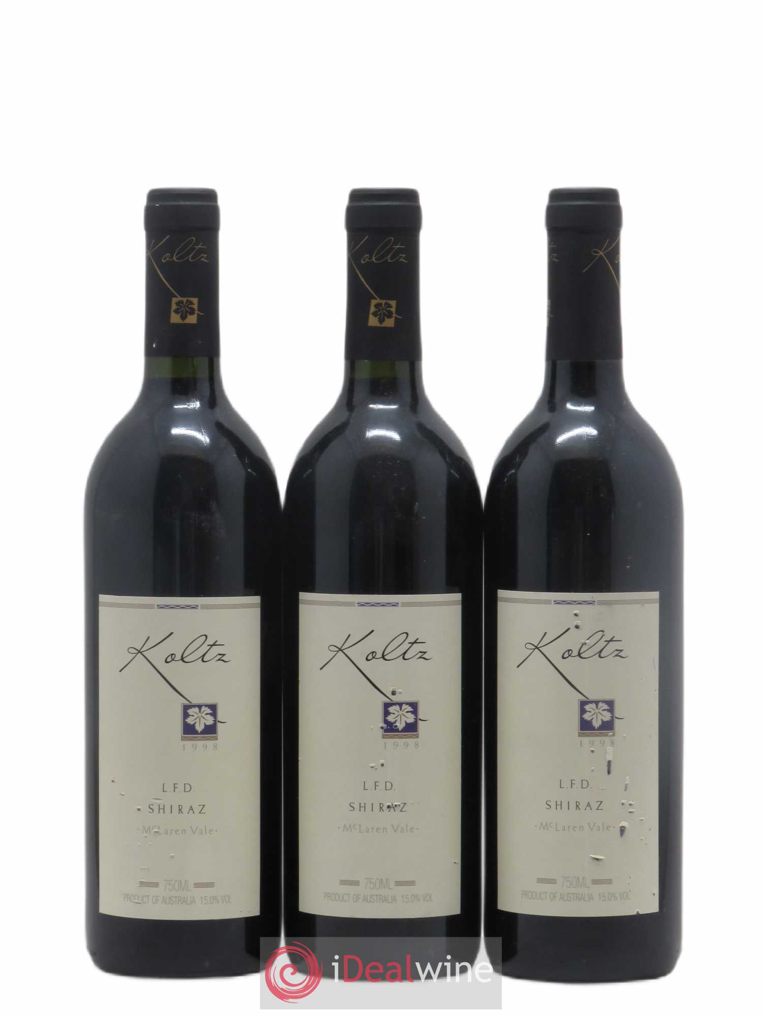 Australie Koltz LFD Shiraz 1998 - Posten von 6 Flaschen - 1