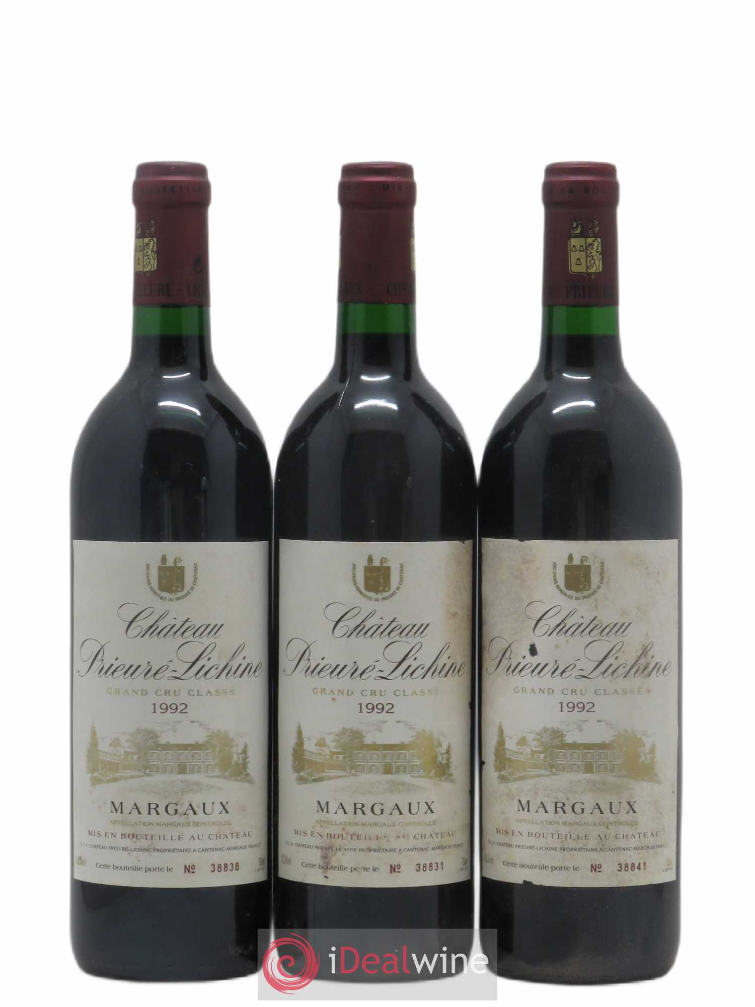 Château Prieuré Lichine 4ème Grand Cru Classé 1992 - Lot de 6 bouteilles - 2