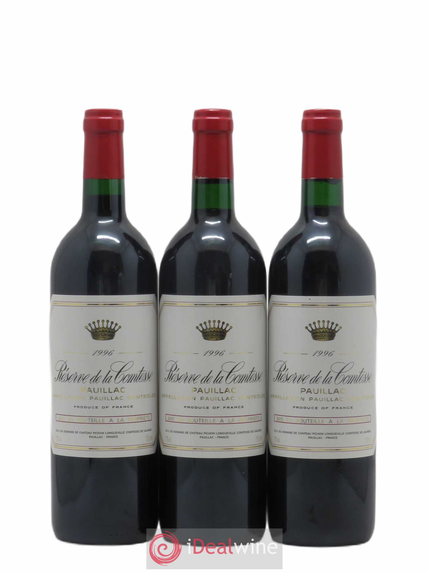 Réserve de la Comtesse Second Vin 1996 - Lot de 6 bouteilles - 1