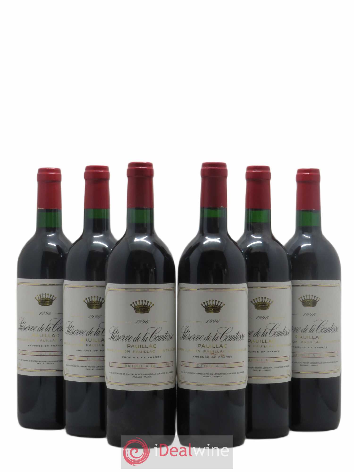 Réserve de la Comtesse Second Vin 1996 - Lot de 6 bouteilles - 0