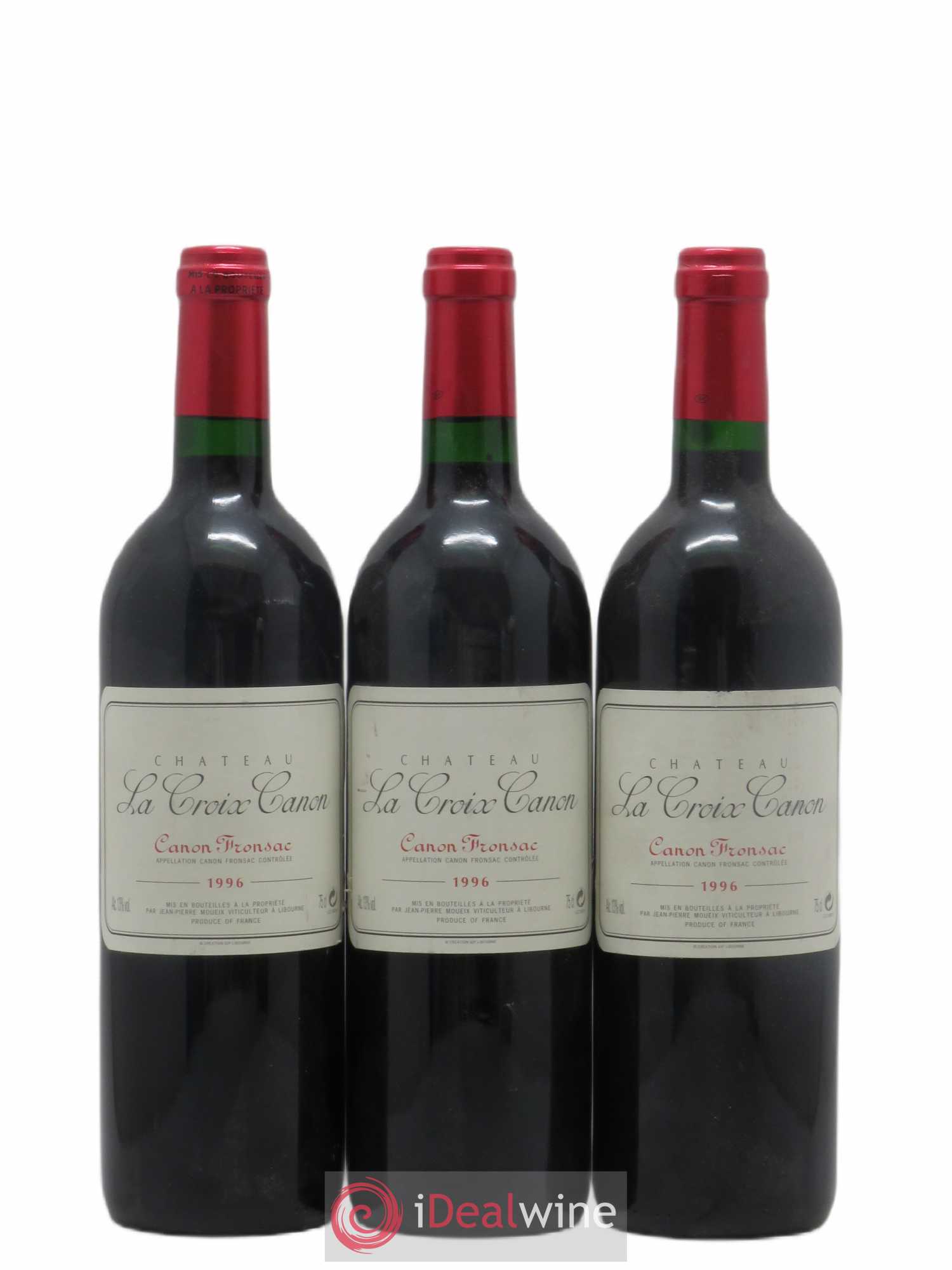 Canon-Fronsac Château La Croix Canon (sans prix de réserve) 1996 - Posten von 6 Flaschen - 1