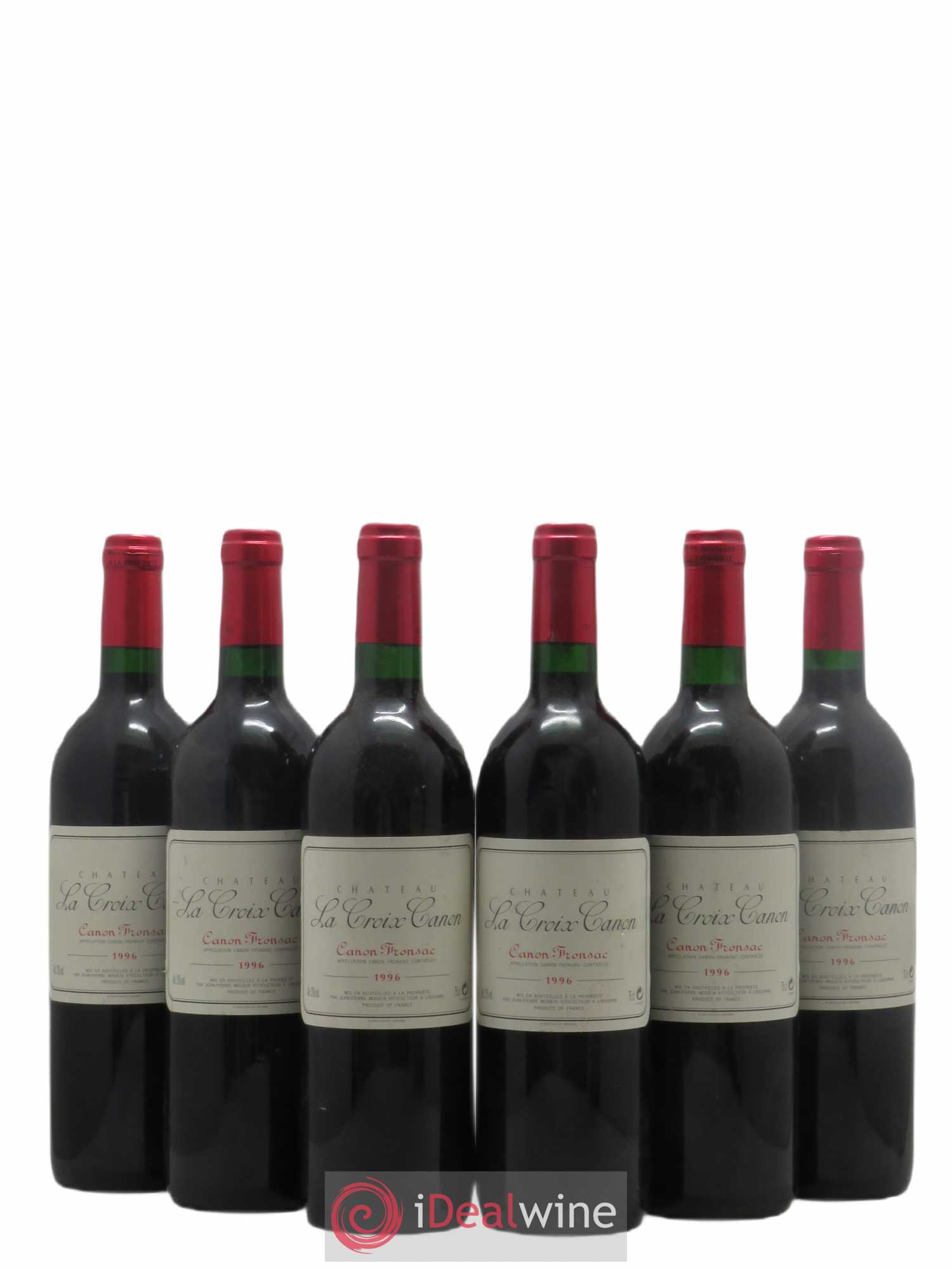 Canon-Fronsac Château La Croix Canon (sans prix de réserve) 1996 - Posten von 6 Flaschen - 0