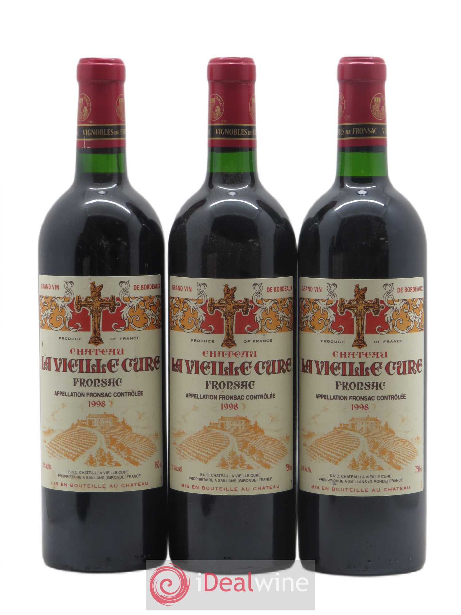 Château La Vieille Cure 1998 - Lot de 6 bouteilles - 2