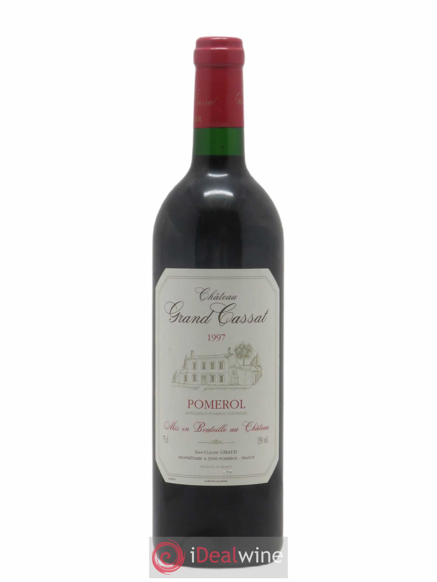 Pomerol Chateau Grand Cassat 1997 - Lot of 1 bottle - 0