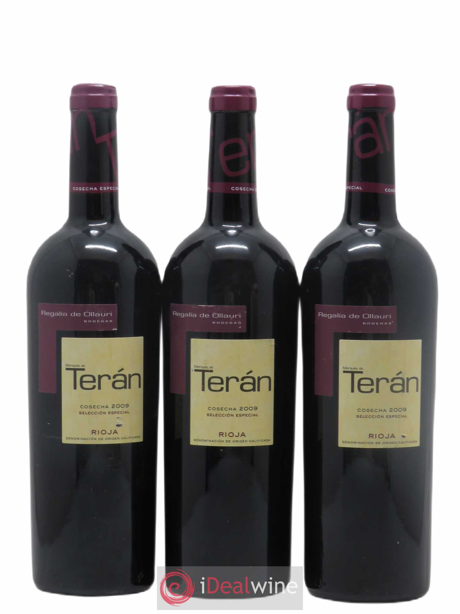 Rioja DOCA Teran Seleccion Especial 2009 - Lotto di 3 bottiglie - 0