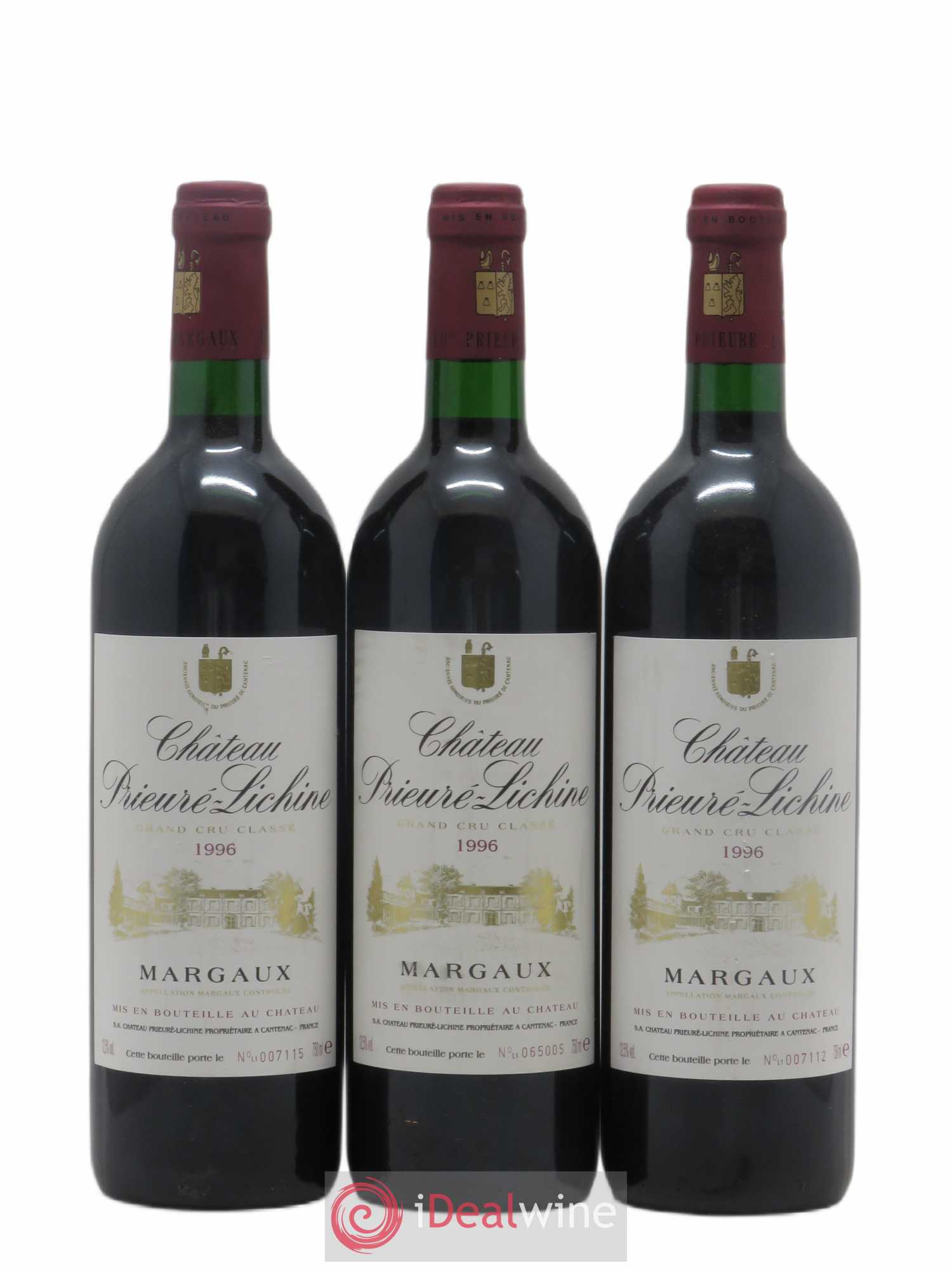 Château Prieuré Lichine 4ème Grand Cru Classé 1996 - Lot de 6 bouteilles - 2