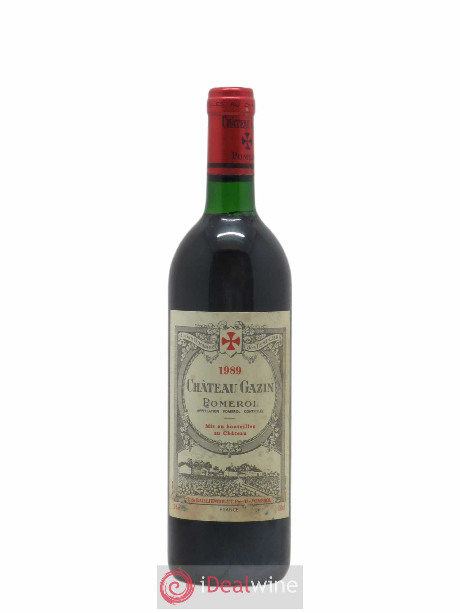 Château Gazin 1989 - Lot de 1 bouteille - 0