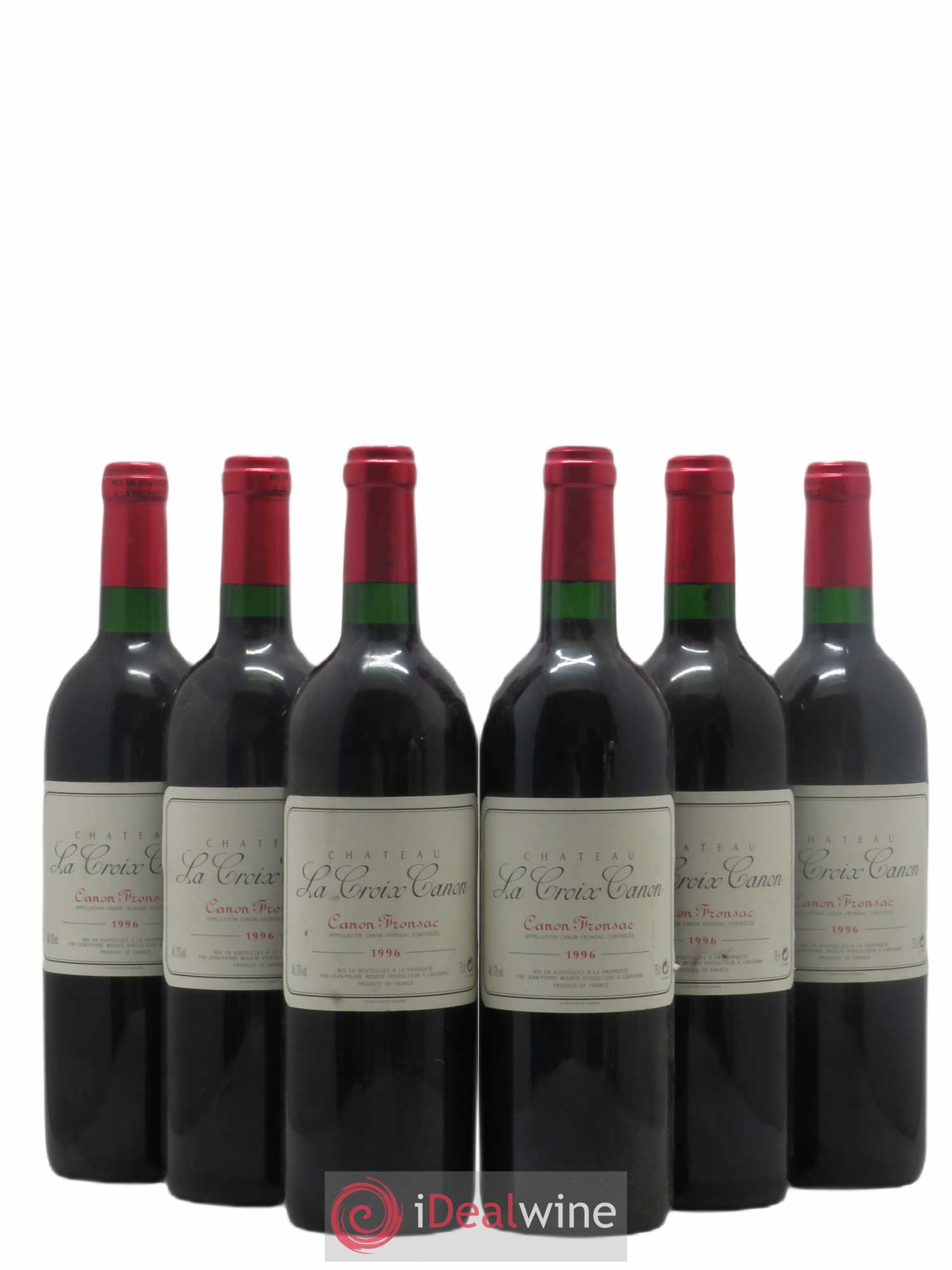 Canon-Fronsac Château La Croix Canon (sans prix de réserve) 1996 - Posten von 6 Flaschen - 0