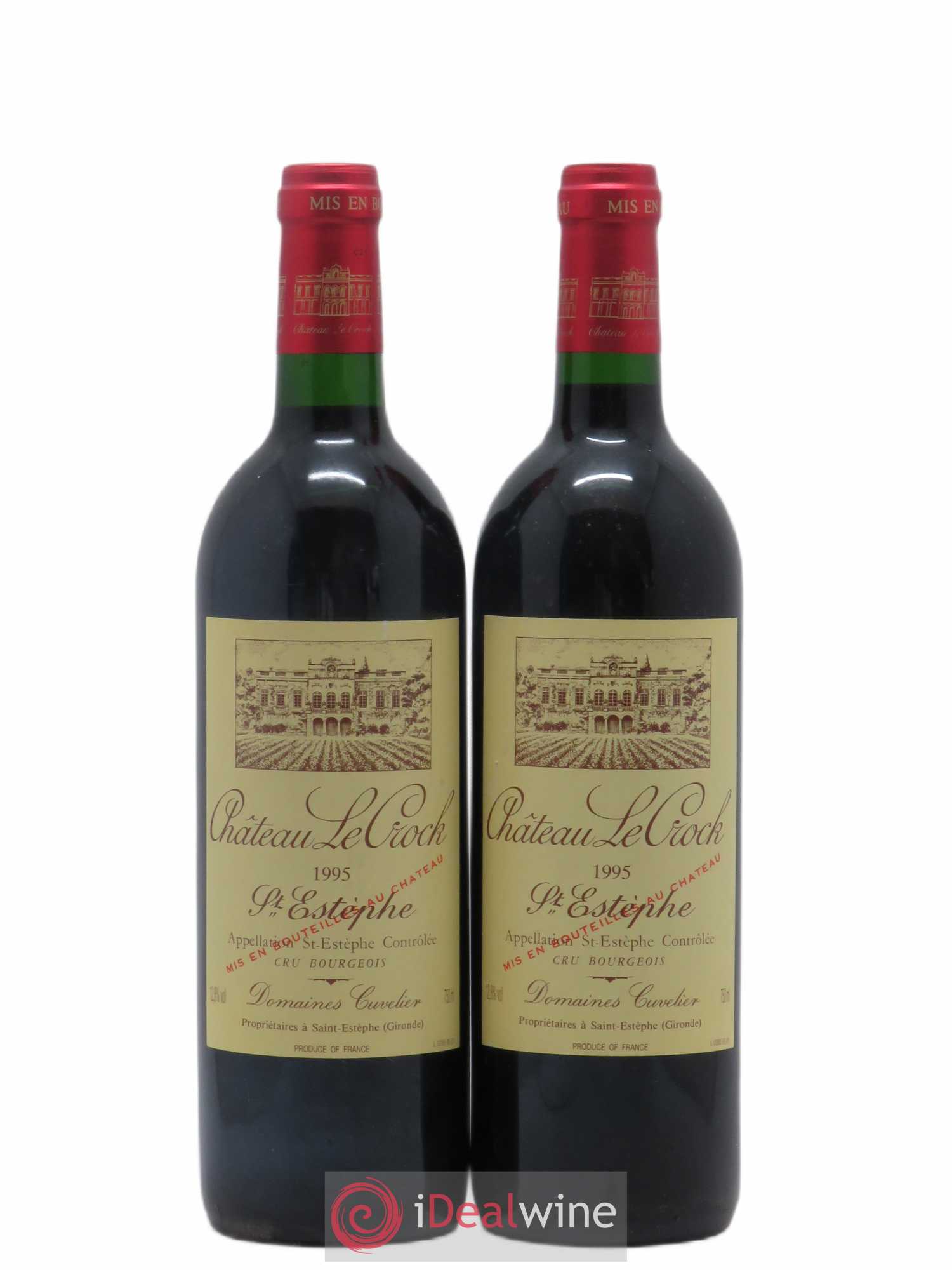 Château le Crock Cru Bourgeois 1995 - Lot de 2 bouteilles - 0