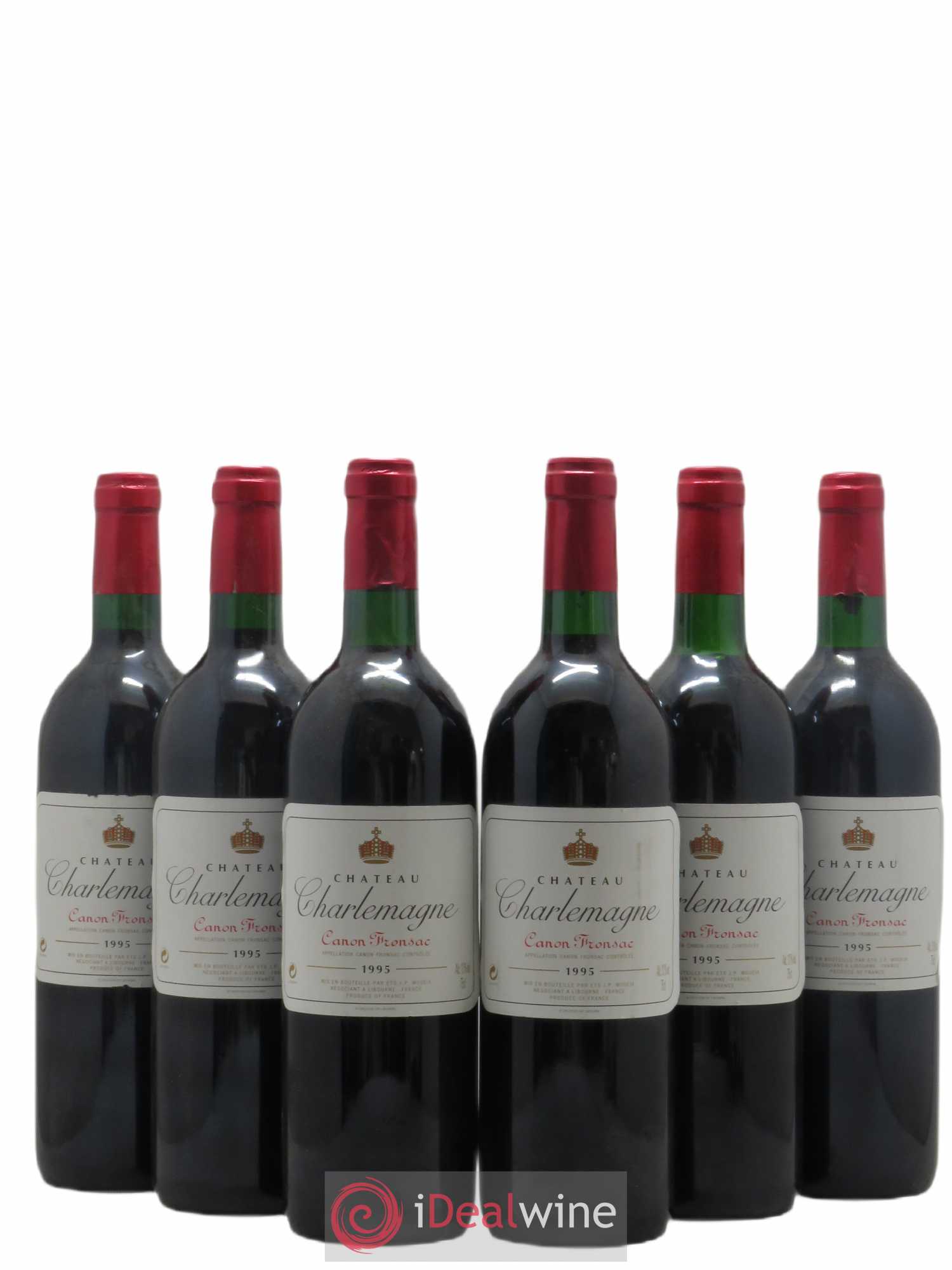 Canon-Fronsac Château Charlemagne (sans prix de réserve) 1995 - Posten von 6 Flaschen - 0