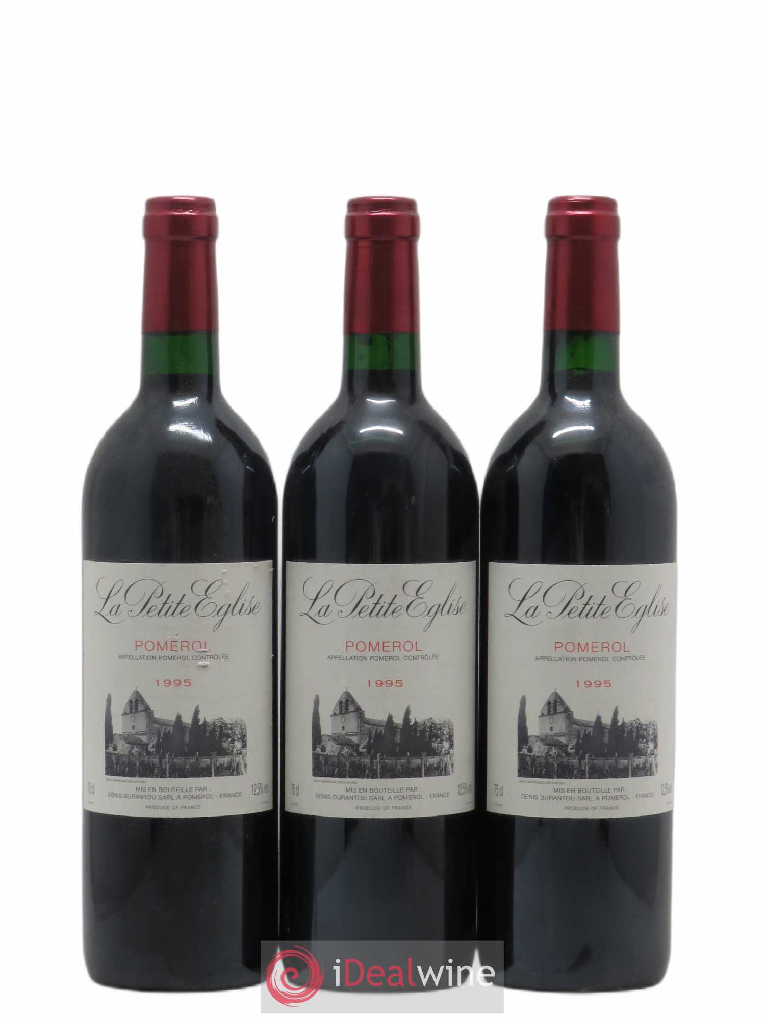 La Petite Eglise 1995 - Lot de 3 bouteilles - 0