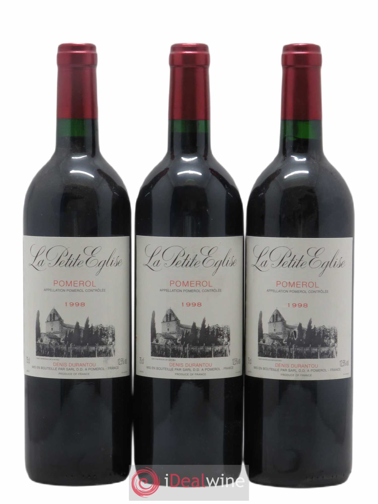 La Petite Eglise 1998 - Lot de 3 bouteilles - 0