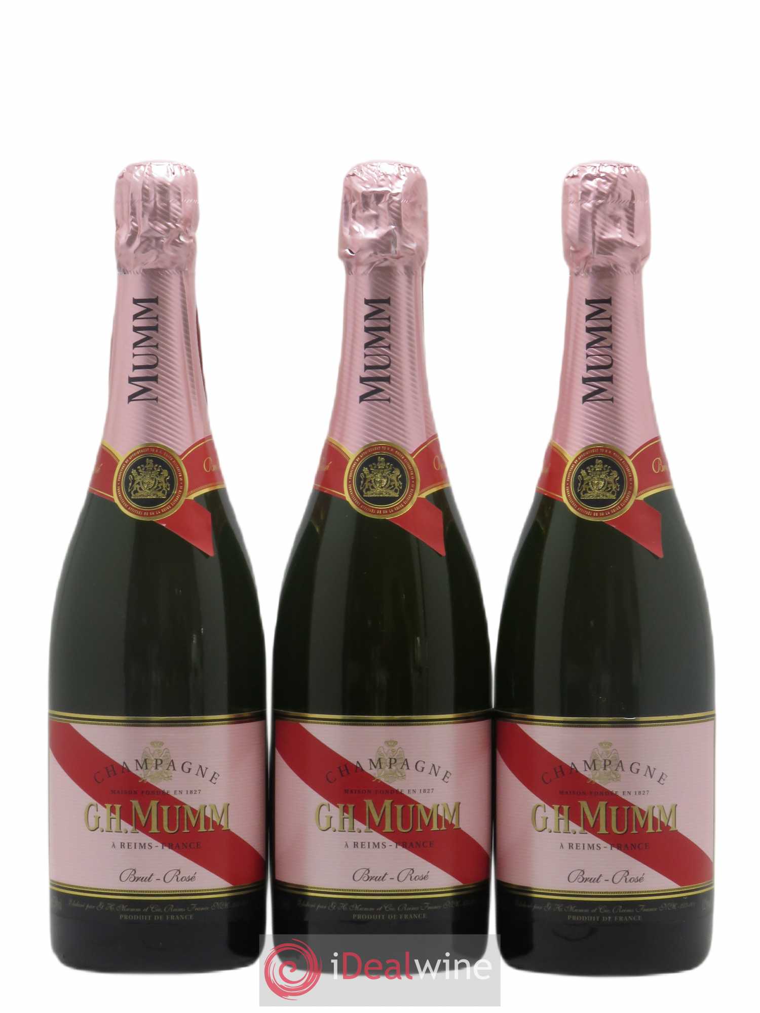 Champagne - Mumm Brut (sans prix de réserve) - Posten von 3 Flaschen - 0