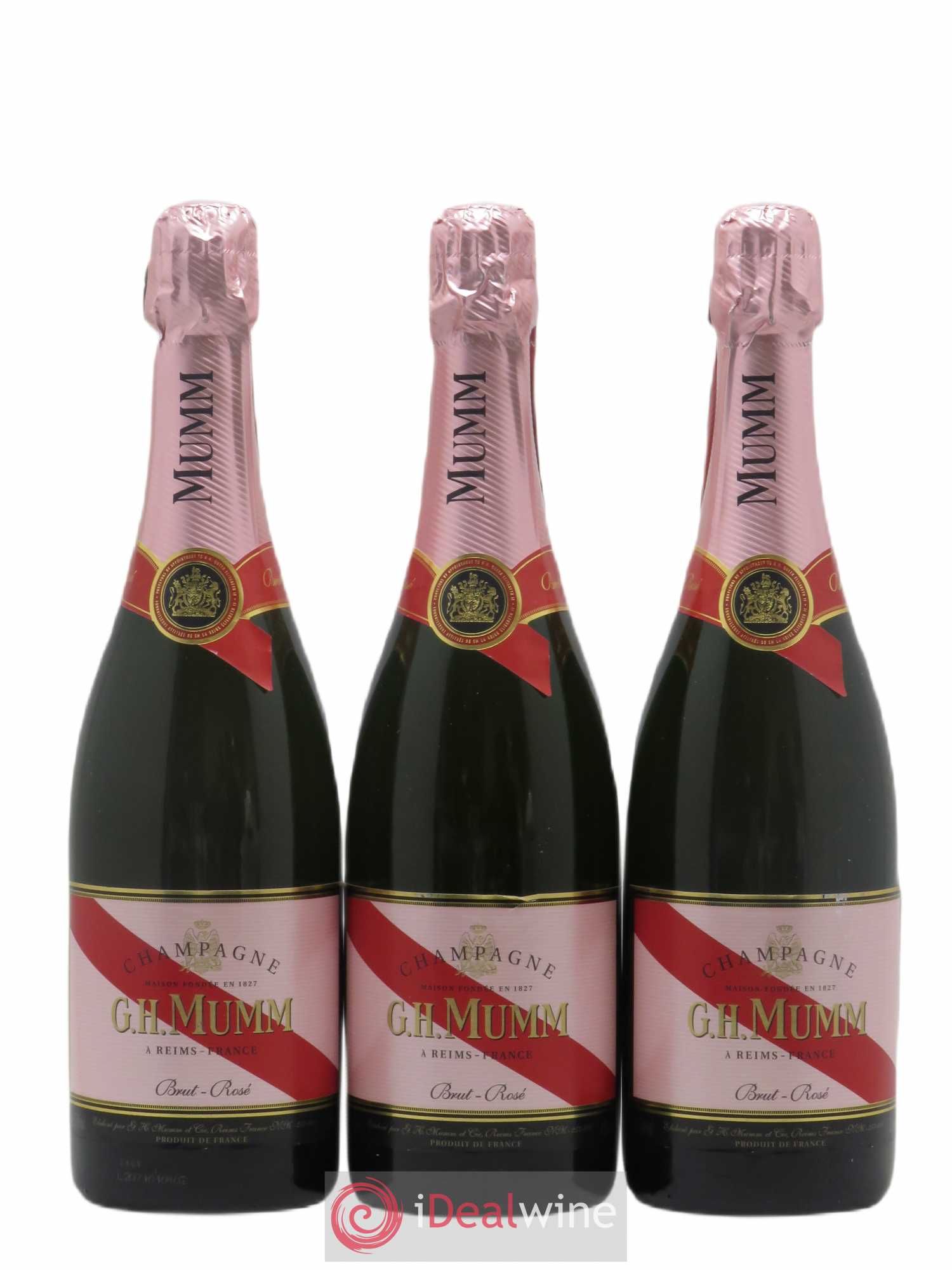 Champagne - Mumm Brut (sans prix de réserve) - Posten von 3 Flaschen - 0