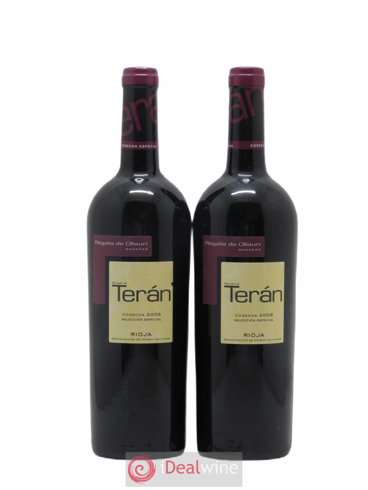 Rioja DOCA Teran Rioja Seleccion Especial 2009 - Lotto di 2 bottiglie - 0