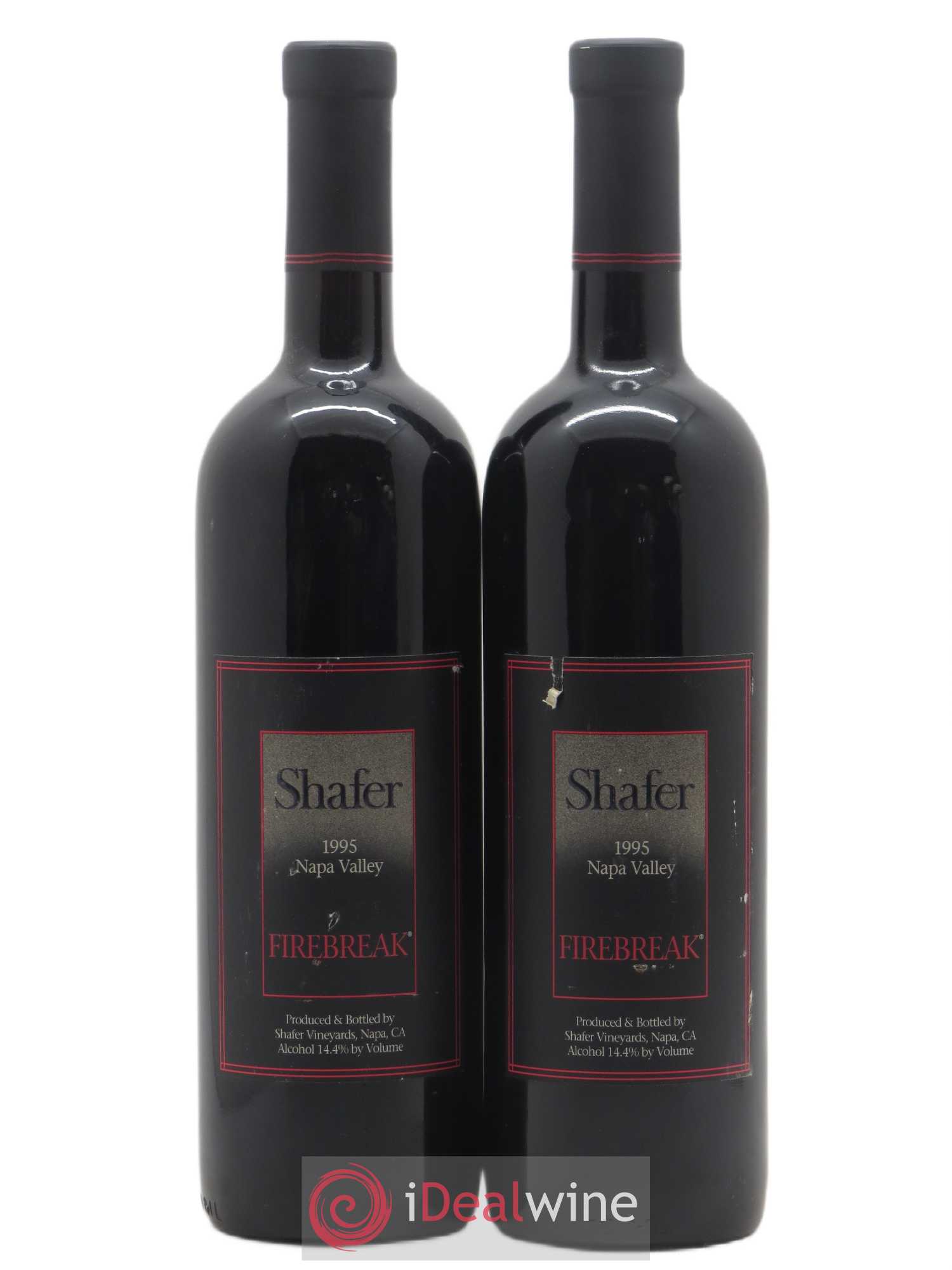 USA Napa Valley Shafer Firebreak - Sangiovese Cabernet Sauvignon 1995 - Posten von 2 Flaschen - 0