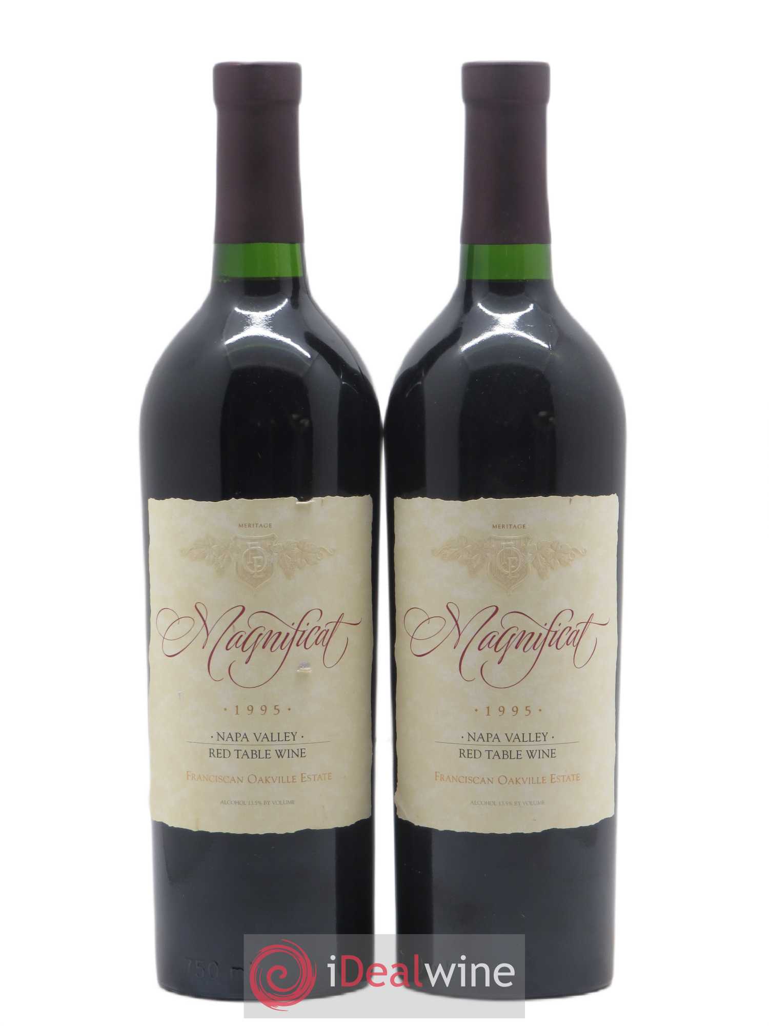 USA Napa Valley Magnificat Franciscan Oakville Estate 1995 - Posten von 2 Flaschen - 0