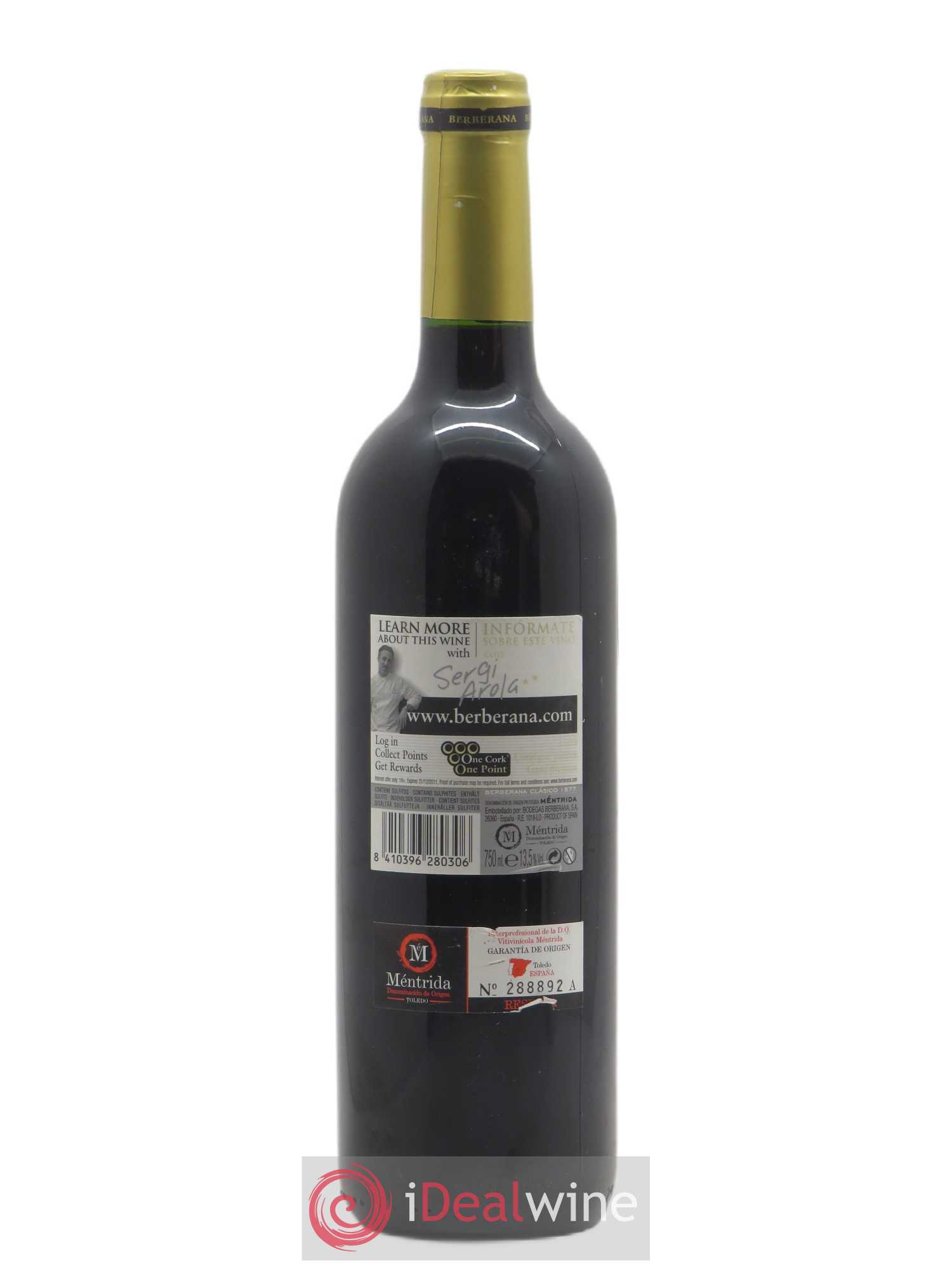 Méntrida Reserva Classico 1877 Berbarana Reservas Privadas (sans prix de réserve) 2006 - Posten von 1 Flasche - 1