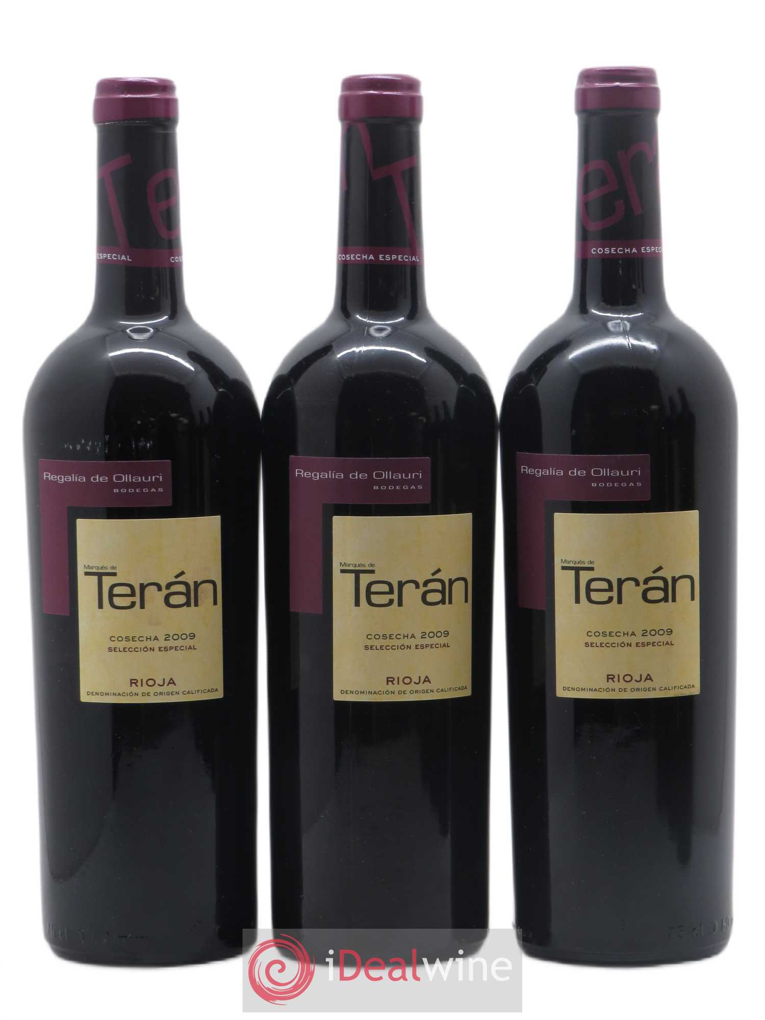 Rioja DOCA Seleccion Especial Marquès de Teran Regalia de Ollauri (sans prix de réserve) 2009 - Posten von 6 Flaschen - 1