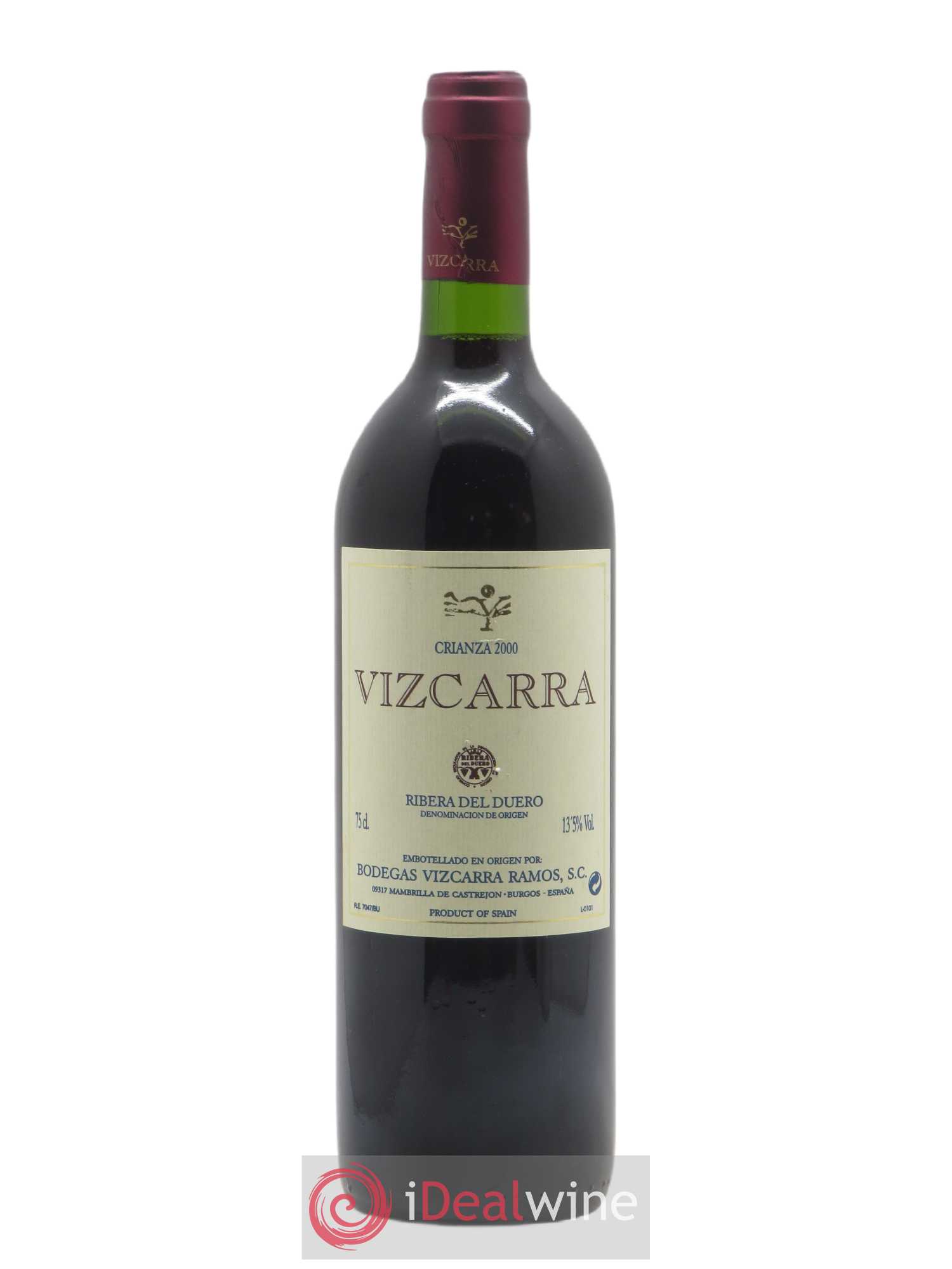 Ribera Del Duero DO Vizcarra 2000 - Posten von 1 Flasche - 0