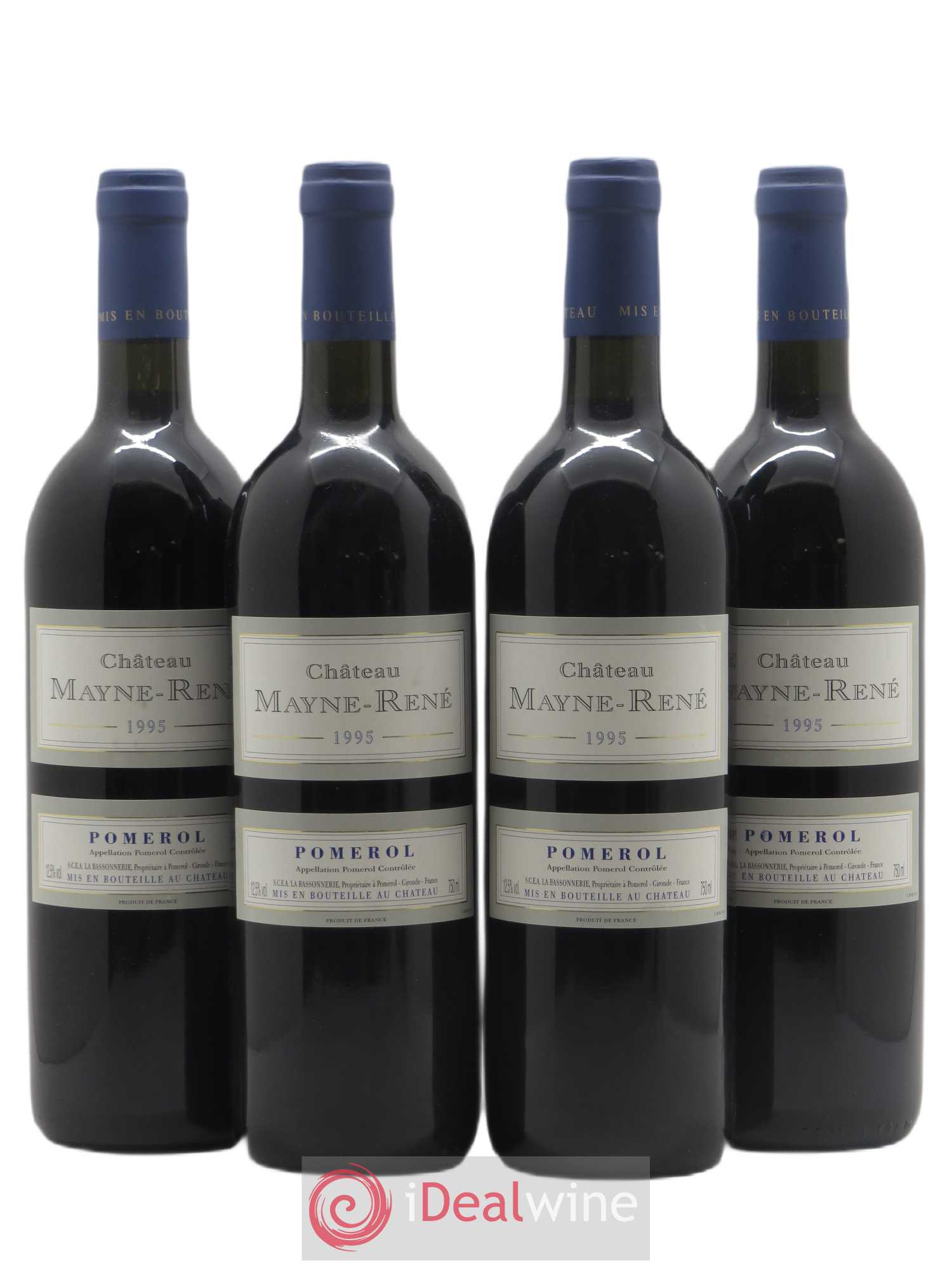 Pomerol Château Mayne René (sans prix de réserve) 1995 - Posten von 4 Flaschen - 0