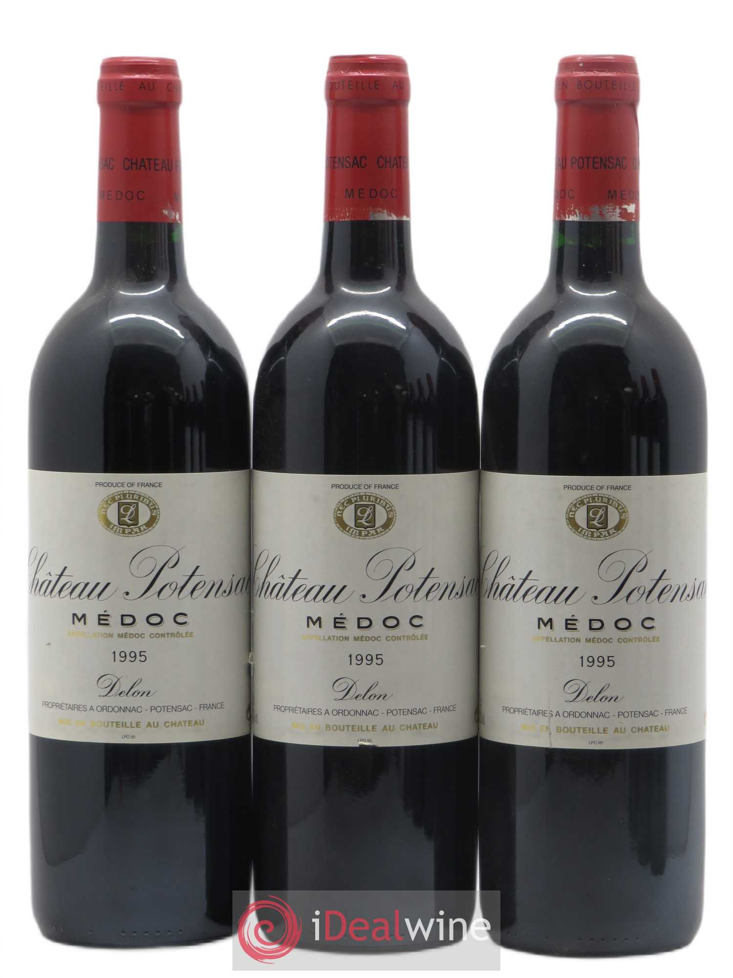 Château Potensac 1995 - Lot de 6 bouteilles - 1
