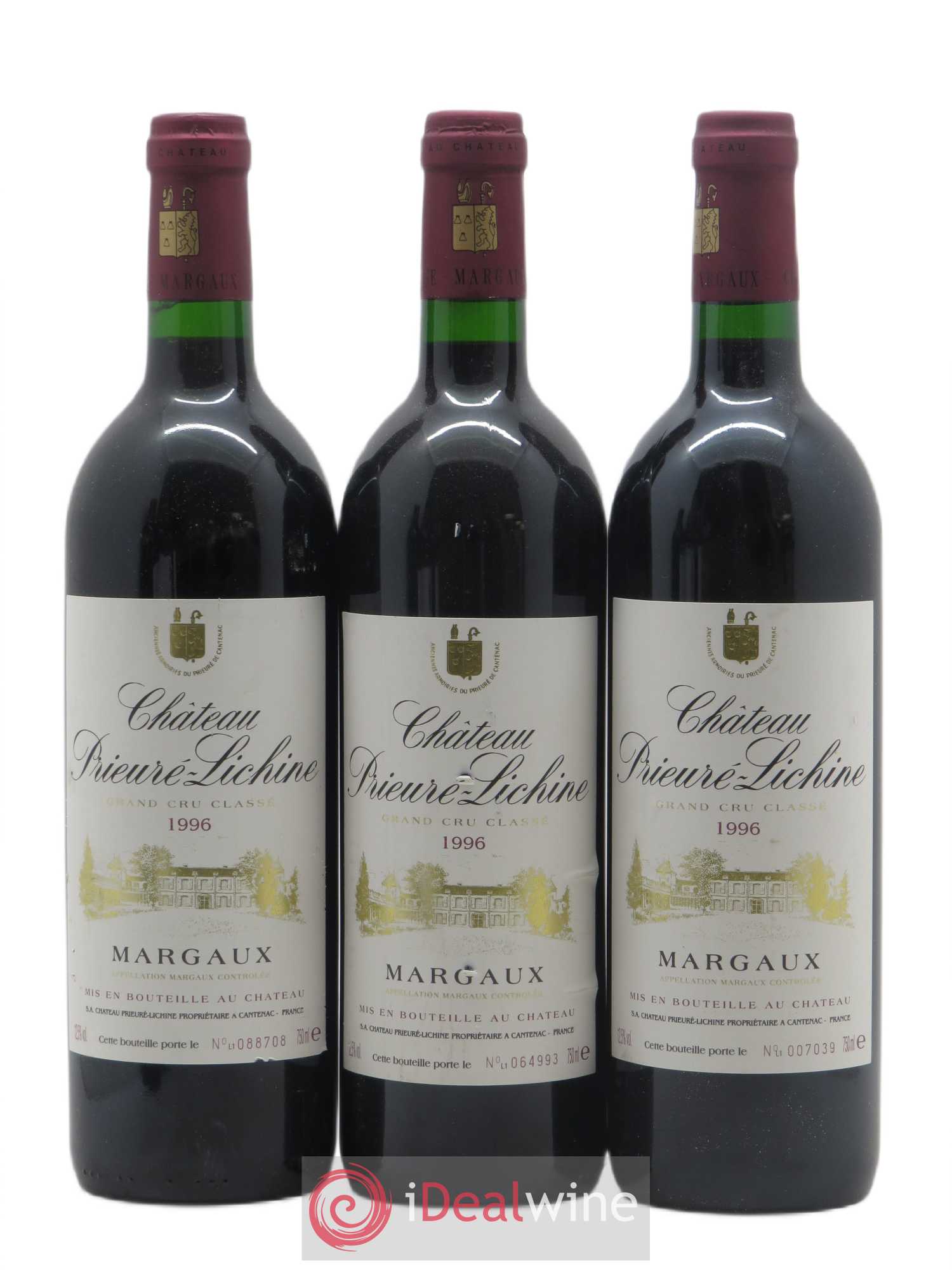 Château Prieuré Lichine 4ème Grand Cru Classé 1996 - Lotto di 6 bottiglie - 2