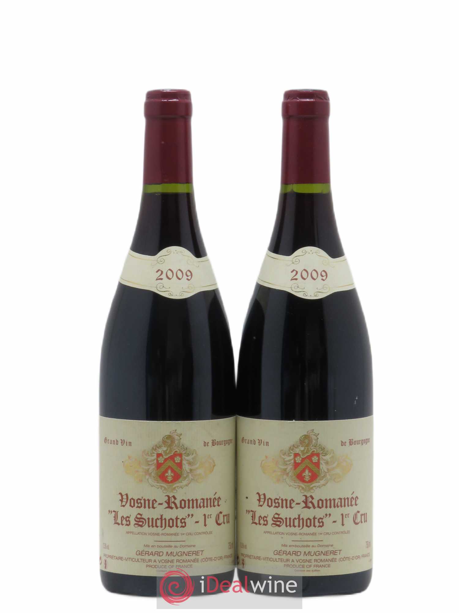 Vosne-Romanée 1er Cru Les Suchots Gérard Mugneret 2009 - Lot de 2 bouteilles - 0