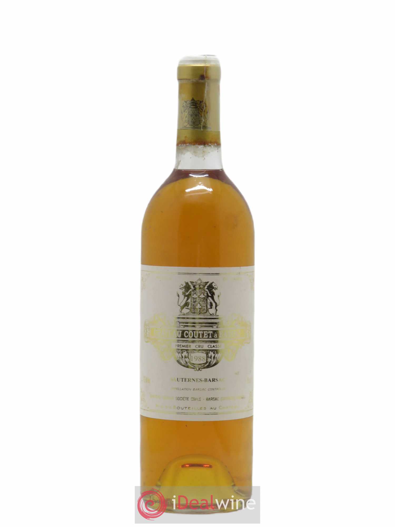 Château Coutet 1er Grand Cru Classé 1988 - Lotto di 1 bottiglia - 0