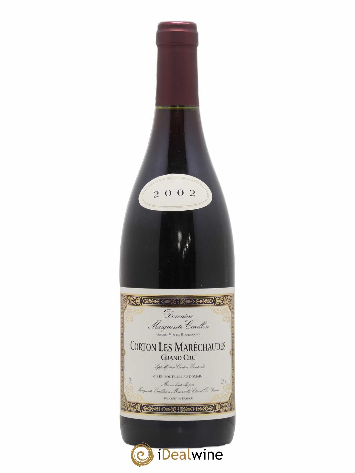 Corton Grand Cru Les Marechaudes Marguerite Carillon 2002 - Lot de 1 bouteille - 0