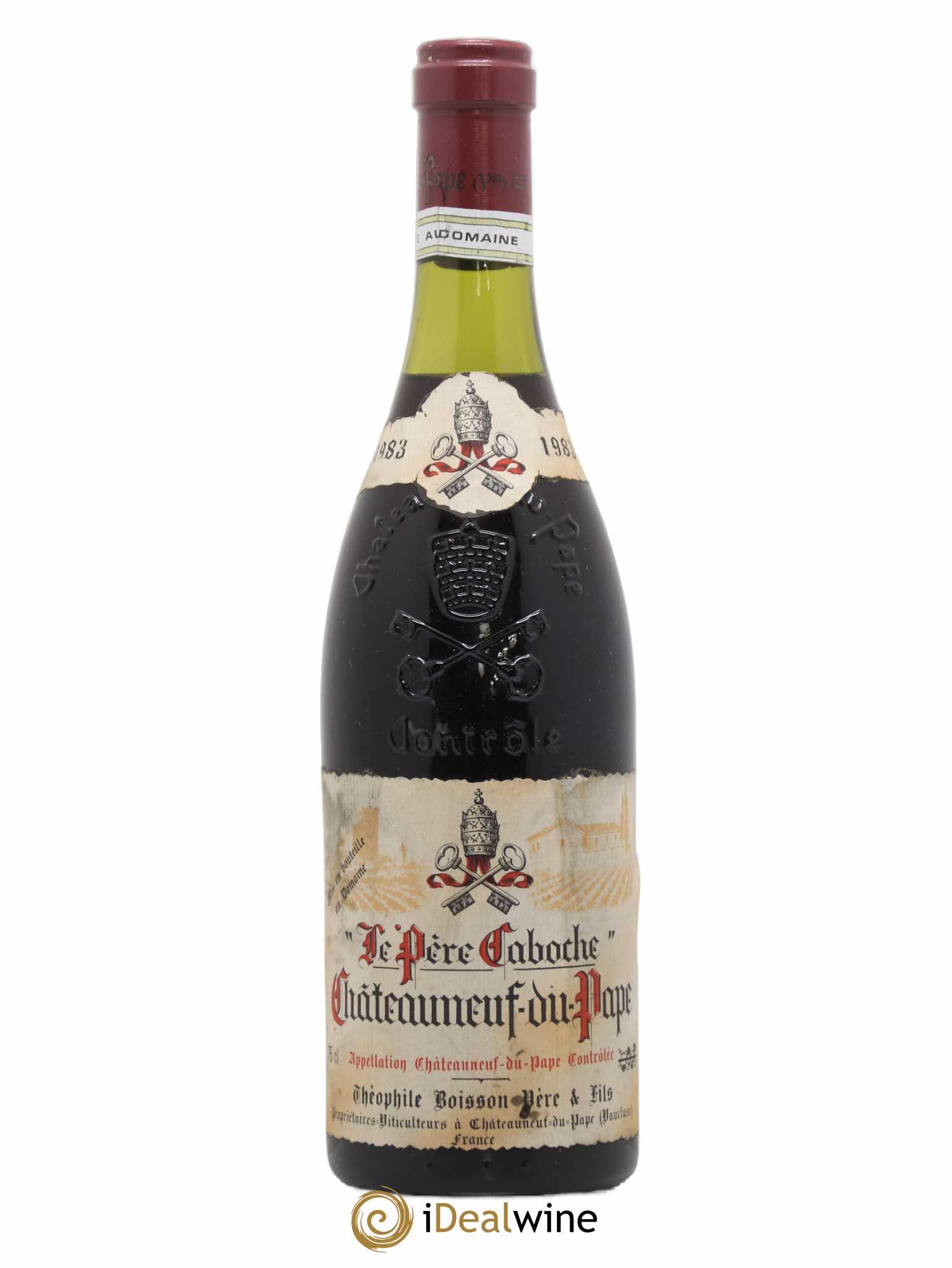 Châteauneuf-du-Pape Le Pere Caboche Theophile Boisson 1983 - Posten von 1 Flasche - 0
