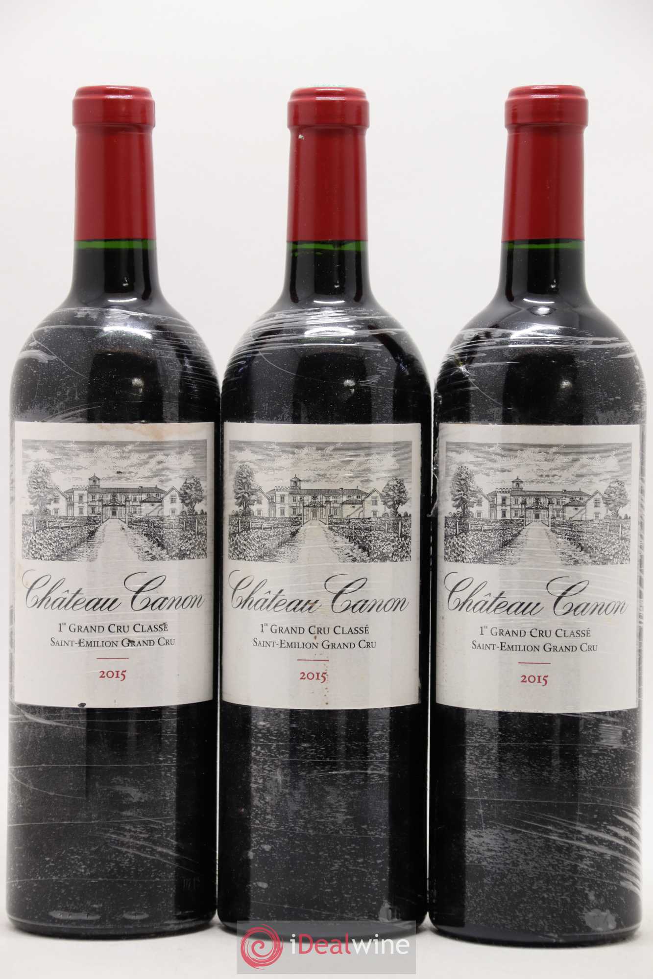Château Canon 1er Grand Cru Classé B 2015 - Lot de 6 bouteilles - 1