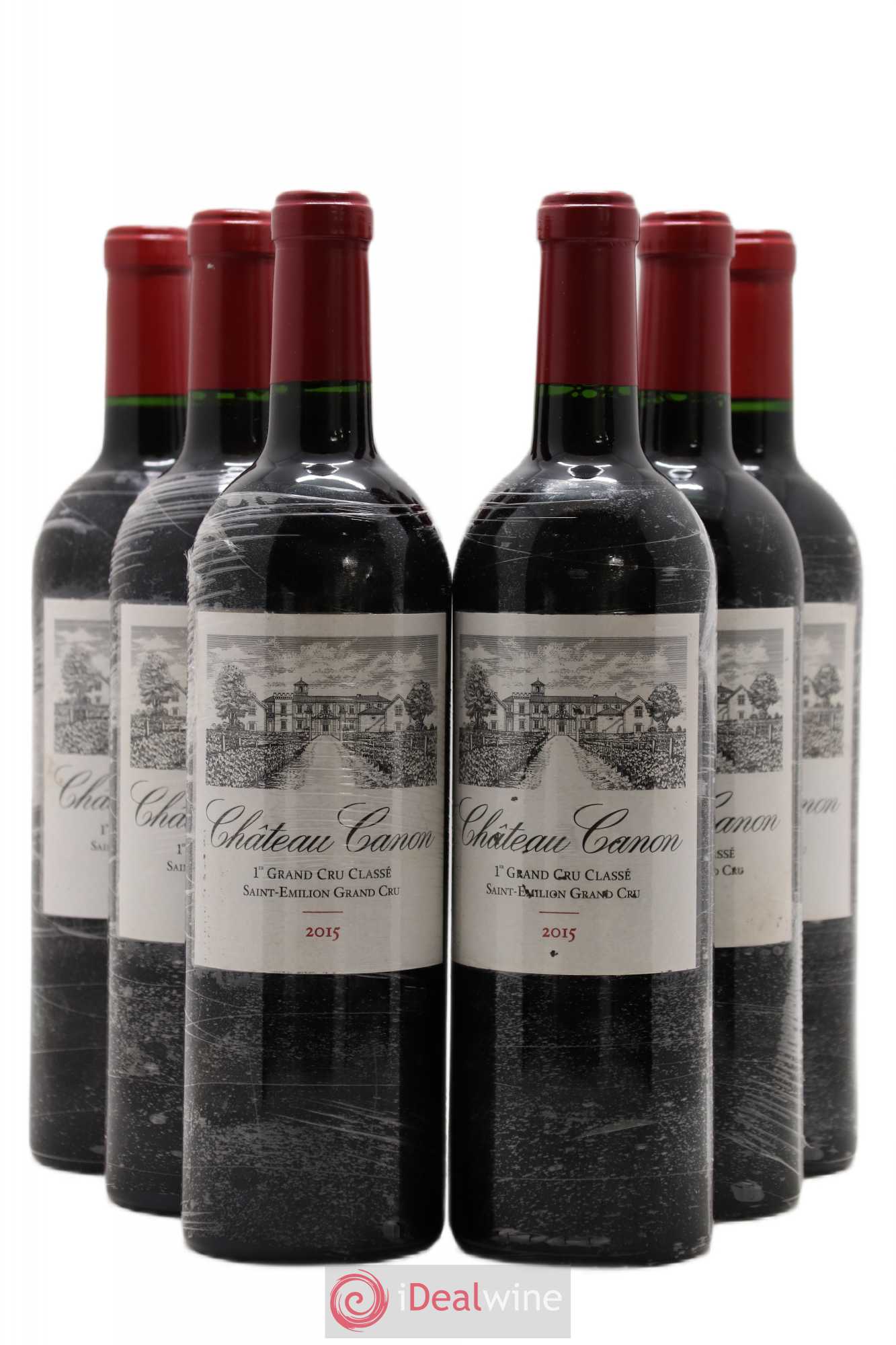 Château Canon 1er Grand Cru Classé B 2015 - Lot de 6 bouteilles - 0