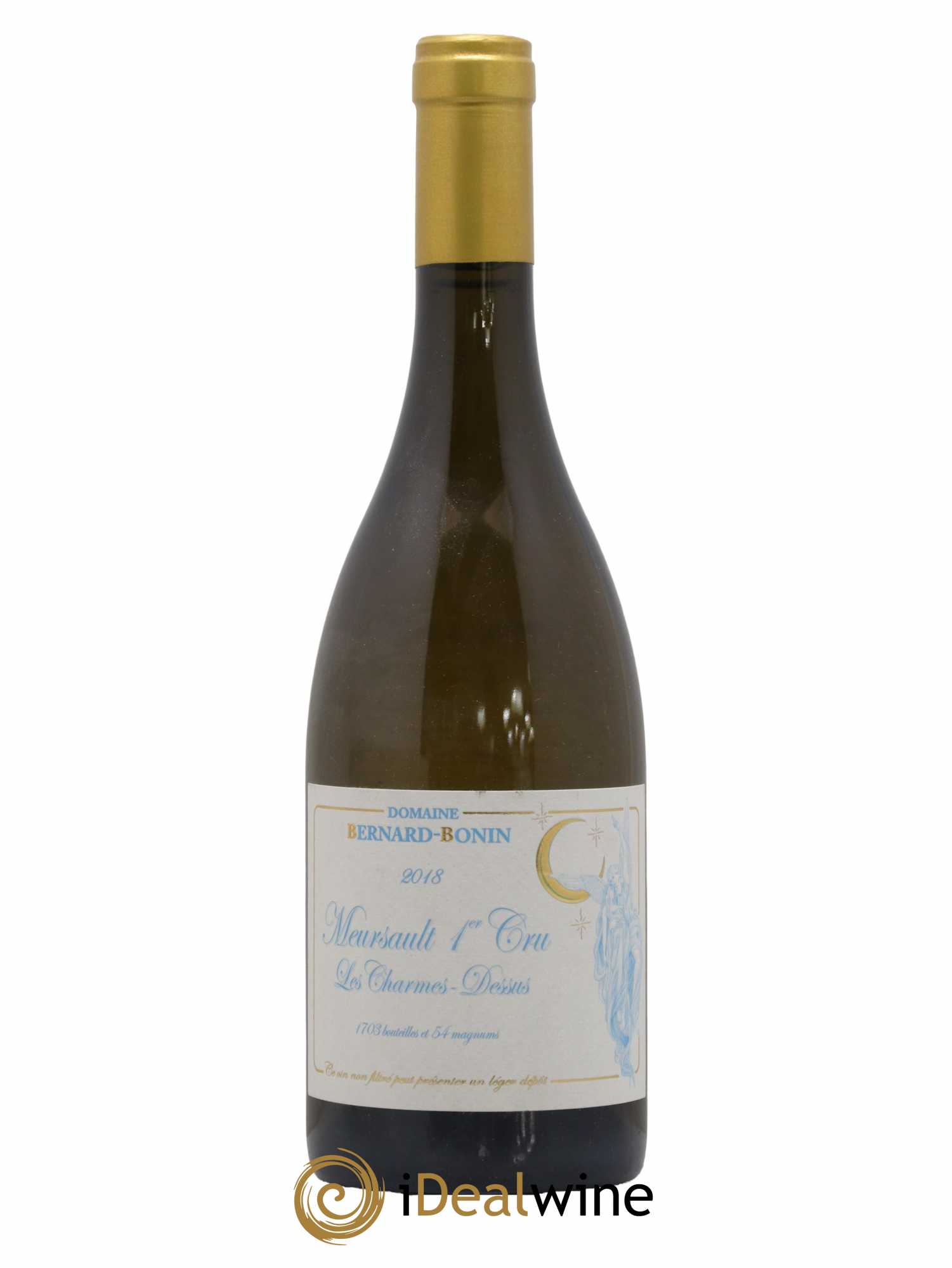 Meursault 1er Cru Les Charmes Dessus Bernard Bonin 2018 - Lot de 1 bouteille - 0