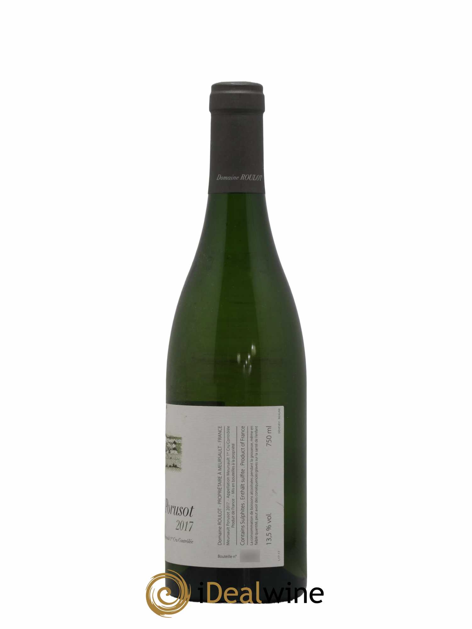 Meursault 1er Cru Le Porusot Roulot (Domaine) 2017 - Lot de 1 bouteille - 1
