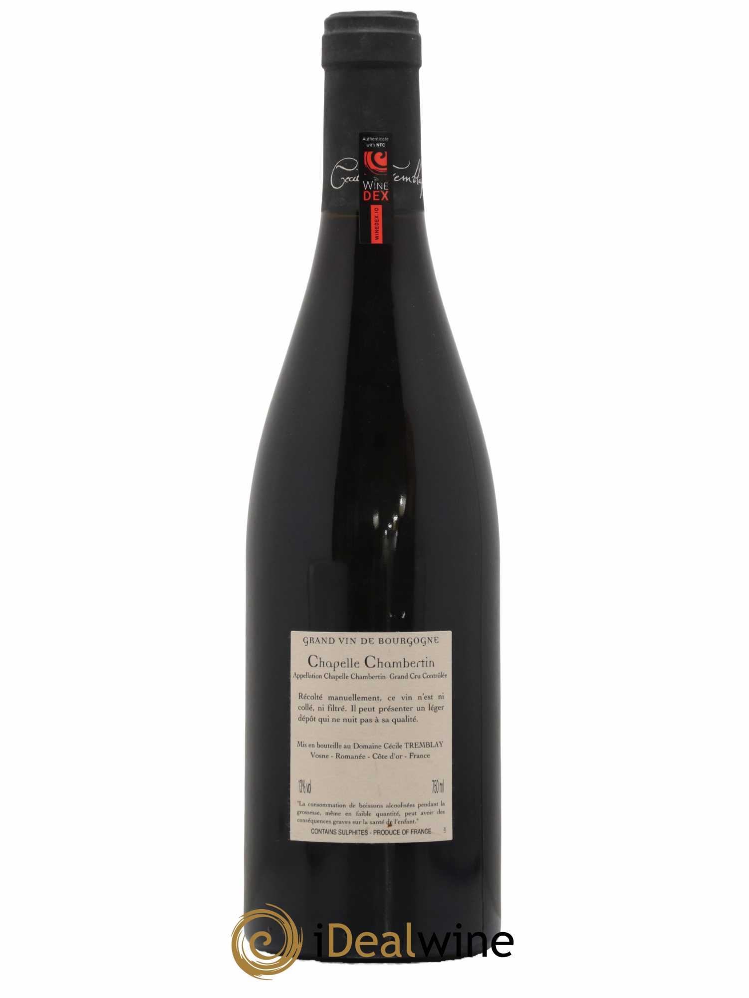 Chapelle-Chambertin Grand Cru Cécile Tremblay 2012 - Lot of 1 bottle - 1