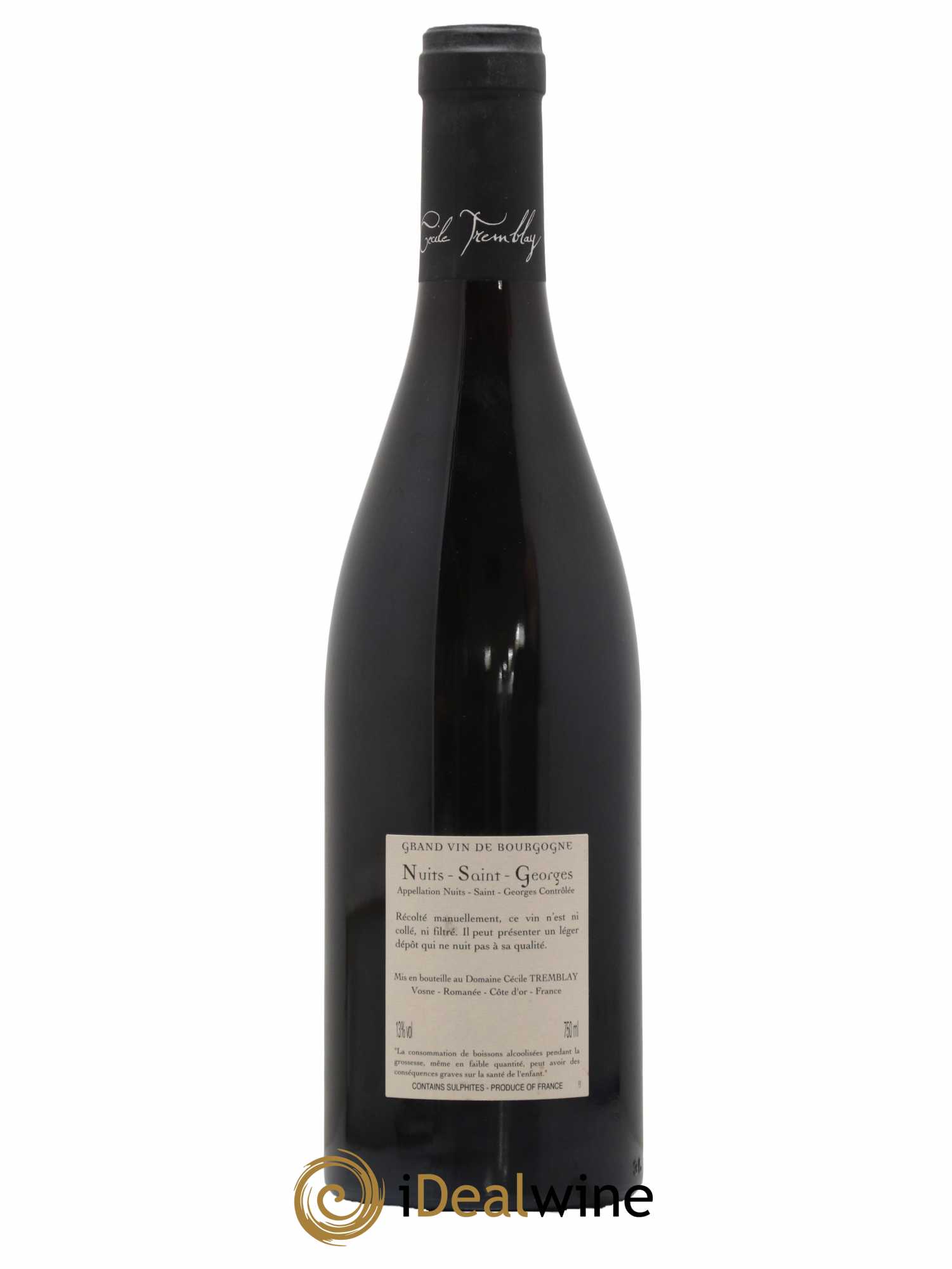 Nuits-Saint-Georges Albuca Cécile Tremblay 2016 - Lot of 1 bottle - 1