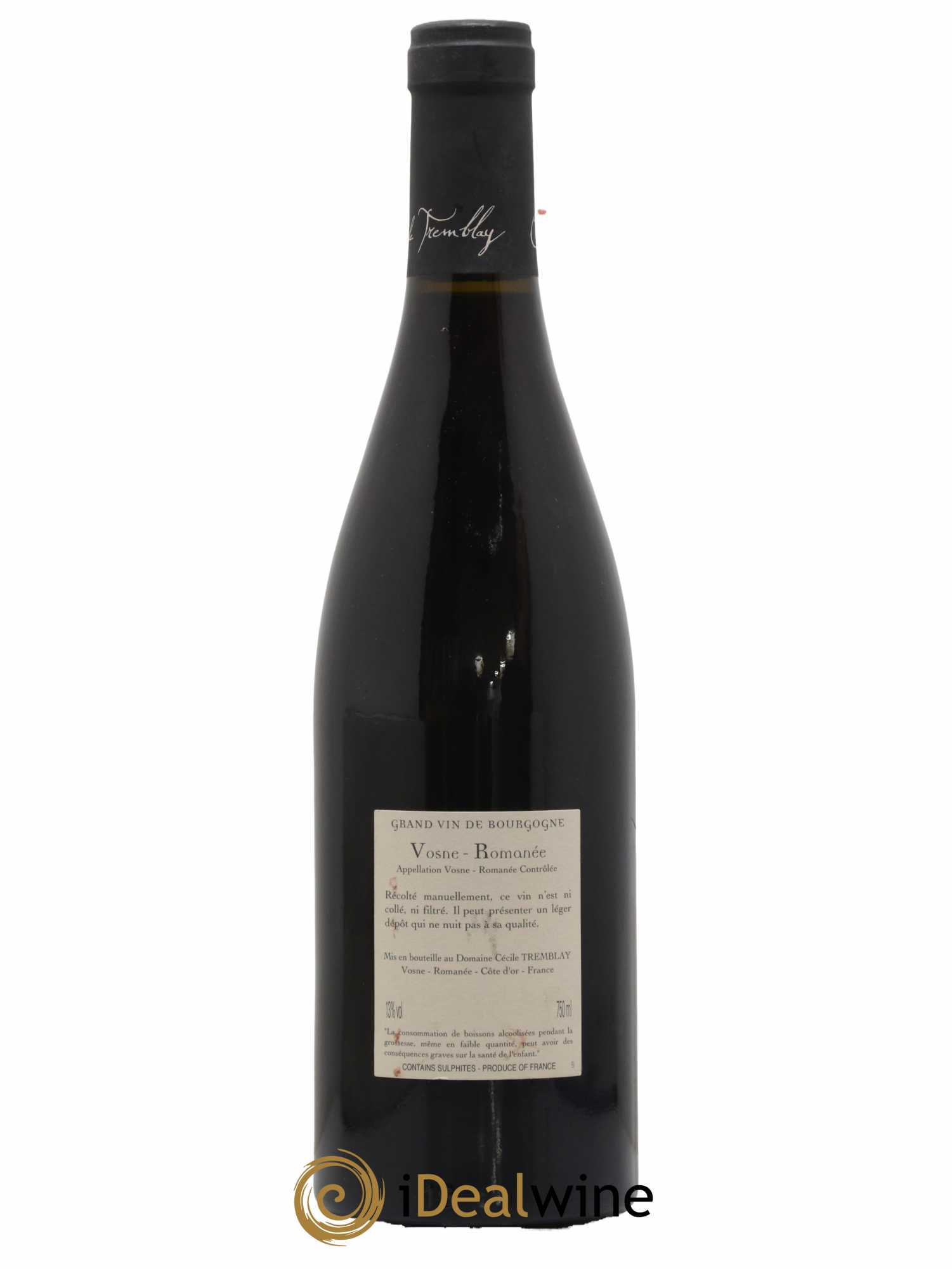 Vosne-Romanée Vieilles Vignes Cécile Tremblay 2012 - Lot of 1 bottle - 1