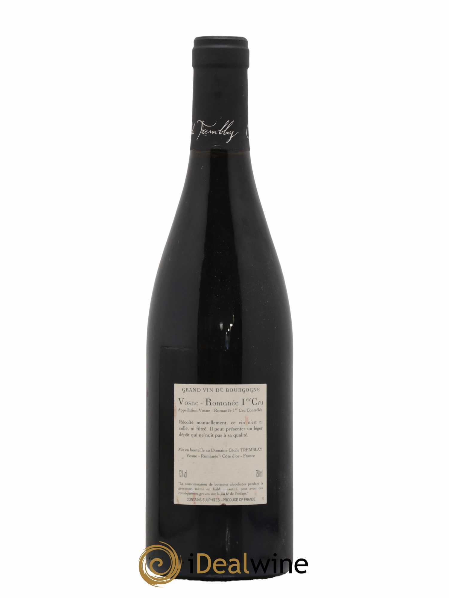 Vosne-Romanée 1er Cru Les Rouges Du Dessus Cécile Tremblay 2012 - Lot of 1 bottle - 1