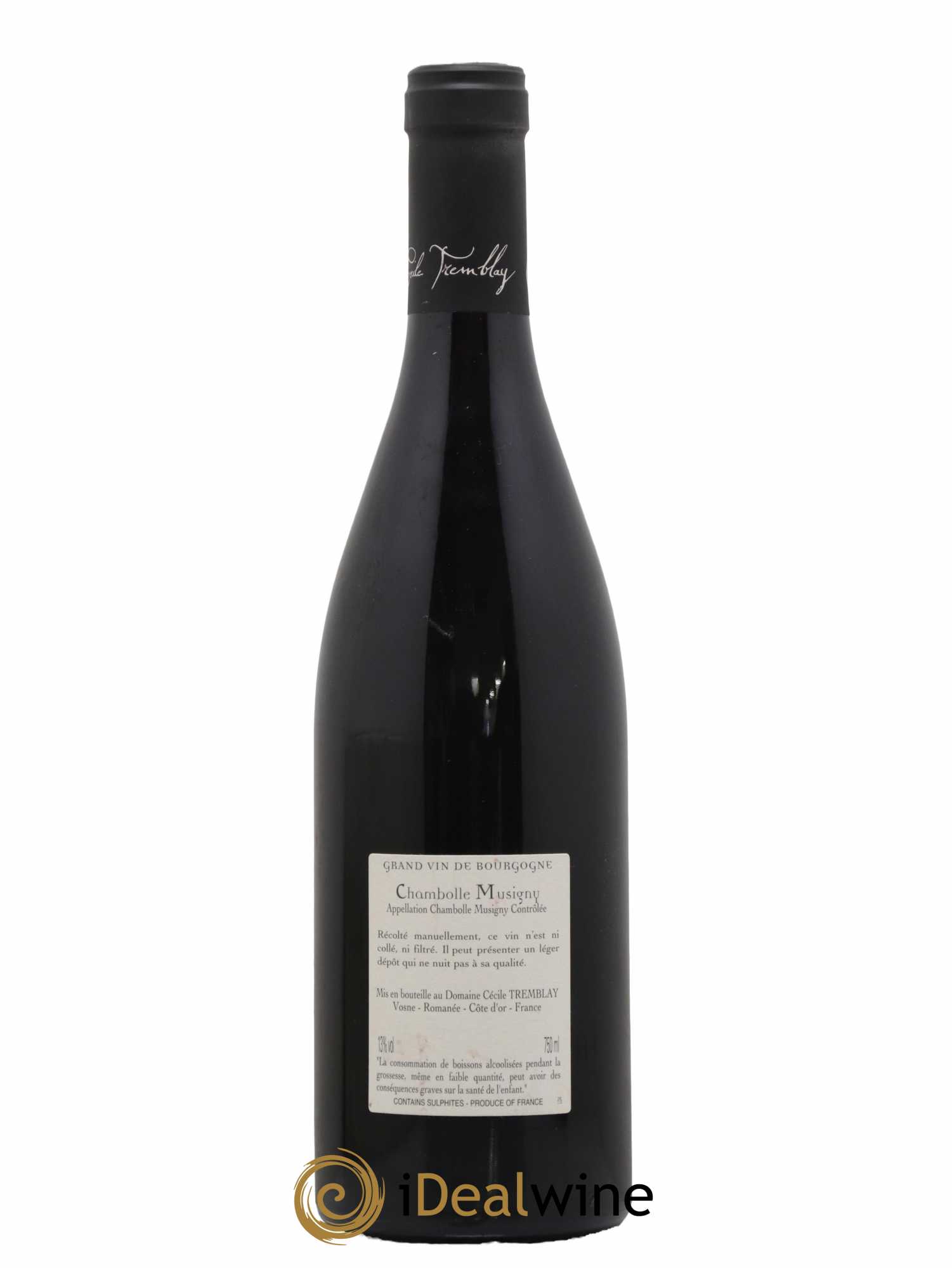 Chambolle-Musigny Les Cabottes Cécile Tremblay 2017 - Lot of 1 bottle - 1