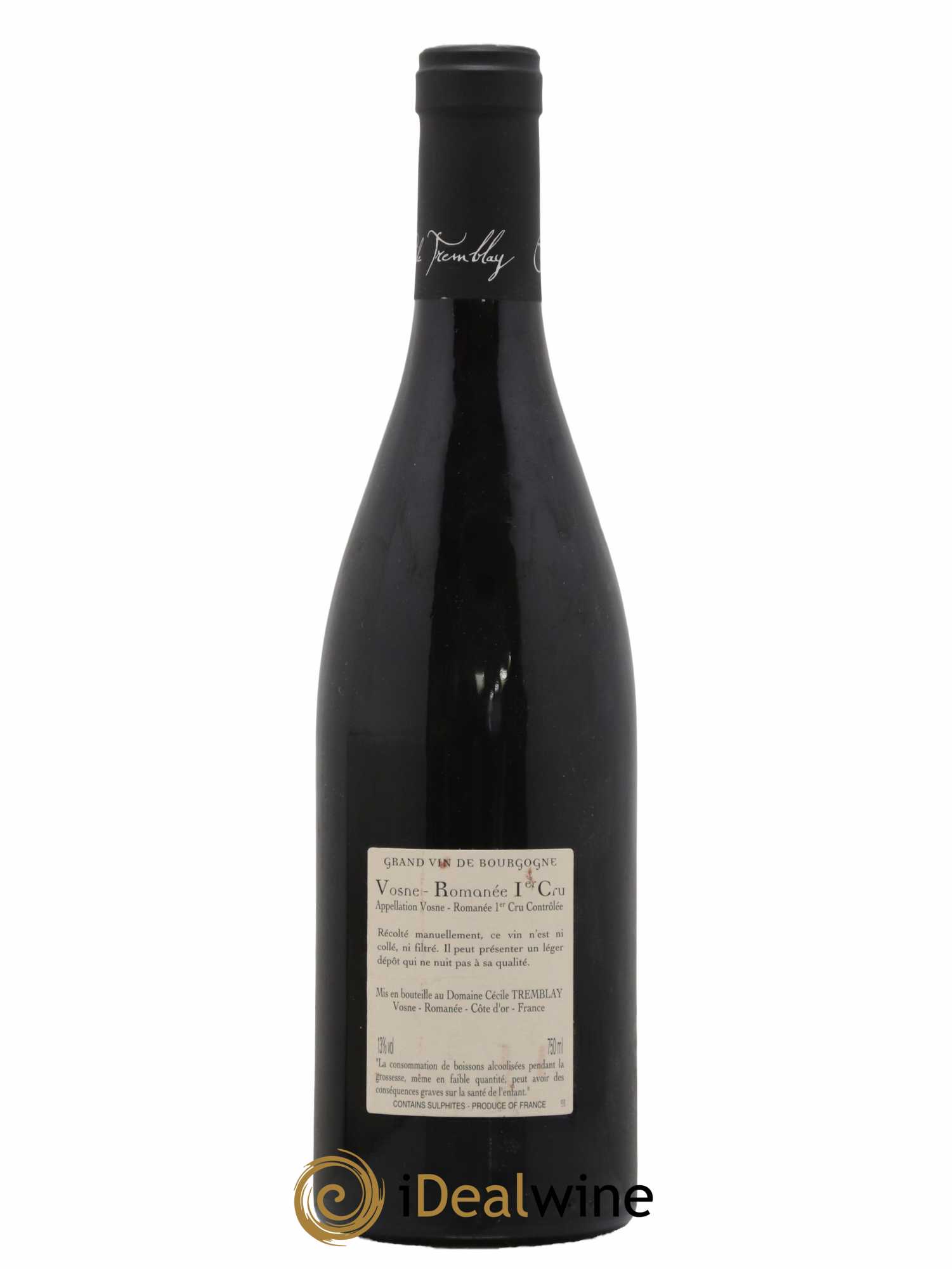 Vosne-Romanée 1er Cru Les Beaumonts (ou Beaux Monts) Cécile Tremblay 2017 - Lot of 1 bottle - 1