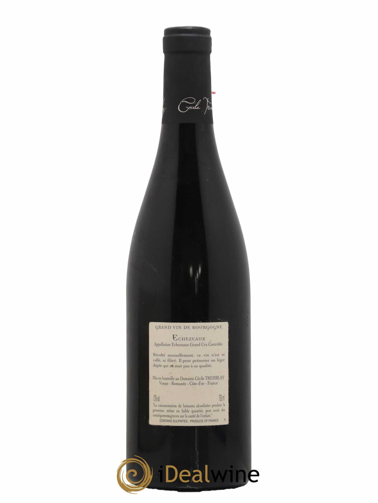 Echezeaux Grand Cru du dessus Cécile Tremblay 2014 - Lot de 1 bouteille - 1